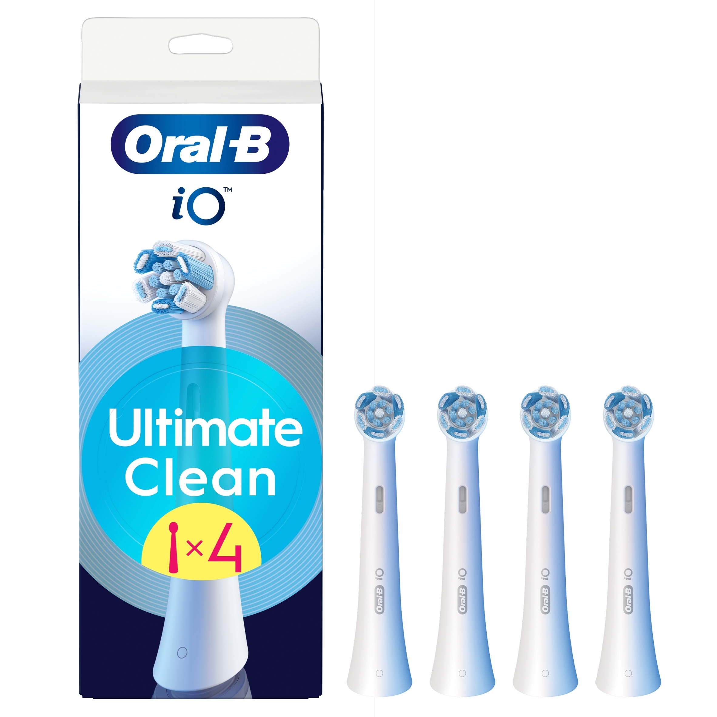 Końcówka do szczoteczki Oral-B iO Ultimate Clean Biała 4 szt.