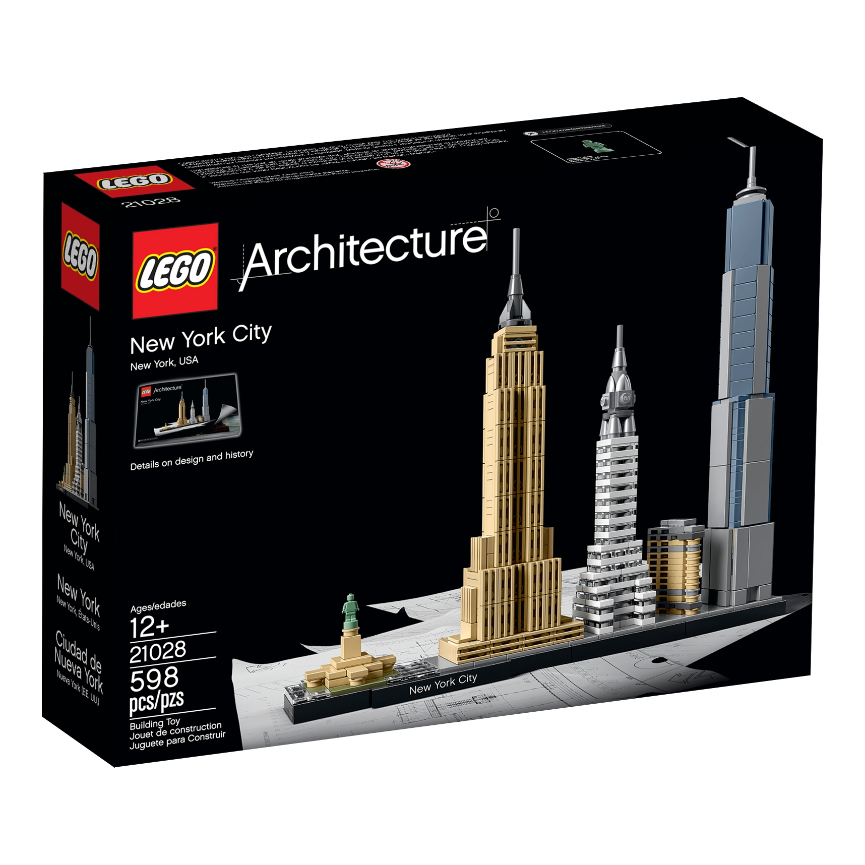 LEGO Architecture 21028 Nowy Jork New York Marka LEGO