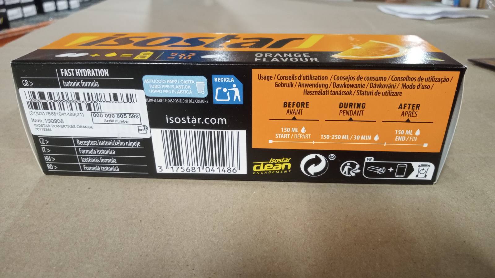 Isostar Powertabs 10tabs IZOTONIK NAWODNIENIE ISO — 10