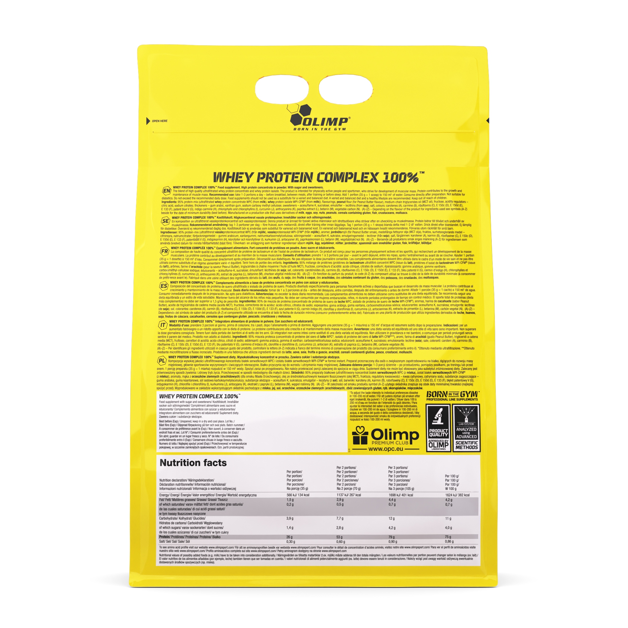 OLIMP WHEY PROTEIN COMPLEX 2270g BIAŁKO WPC IZOLAT truskawka — 8