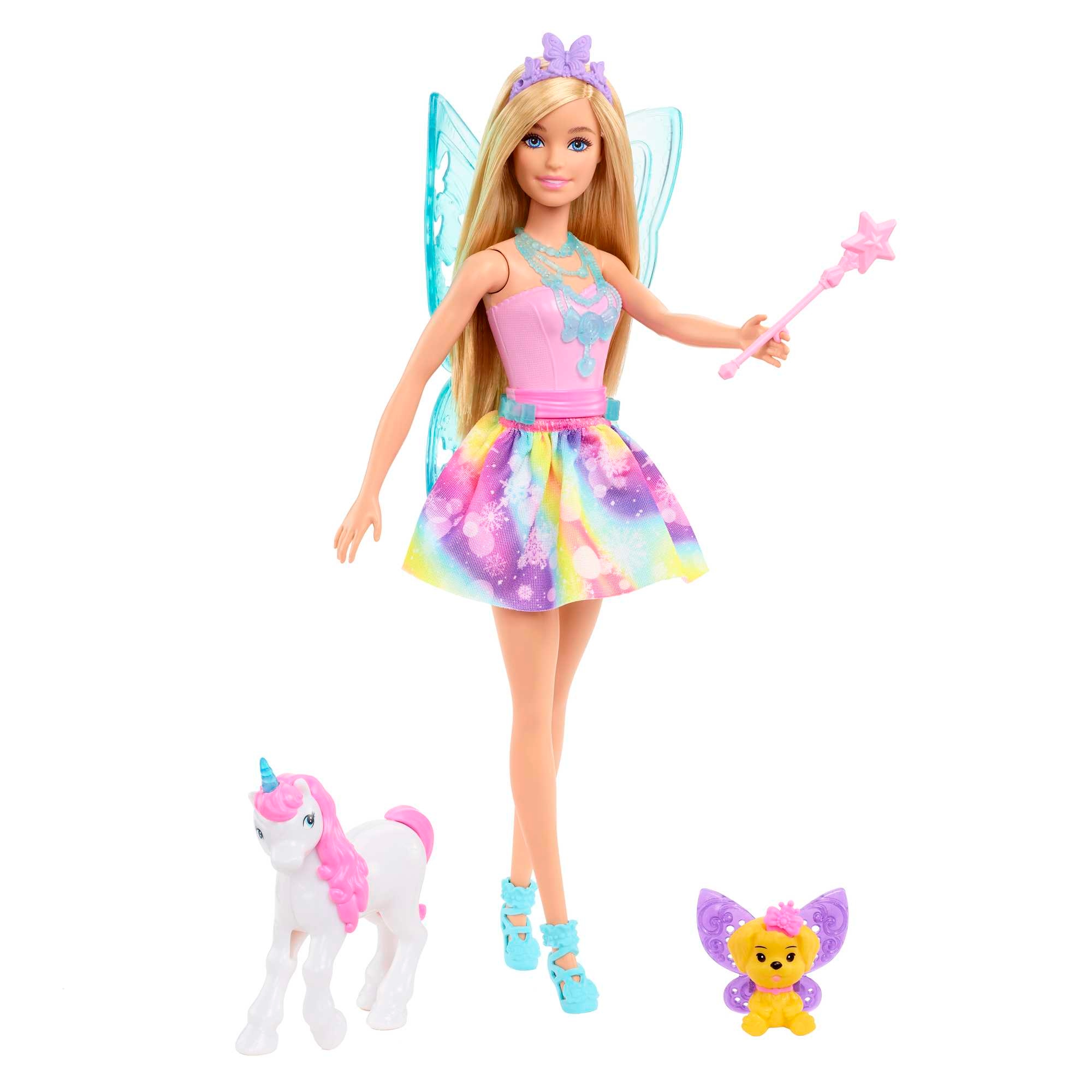 Адвент-календарь Barbie Dreamtopia HGM66, кукла, единорог, дракон и аксессуары, от 3 лет — фото 5