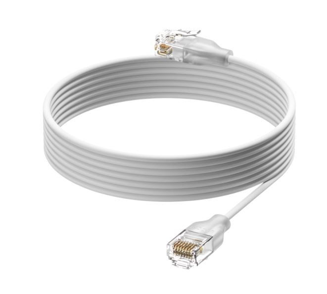 UBIQUITI UniFi patchcord 2.5 GbE and PoE++ RJ45, biały 0,15 m — 8