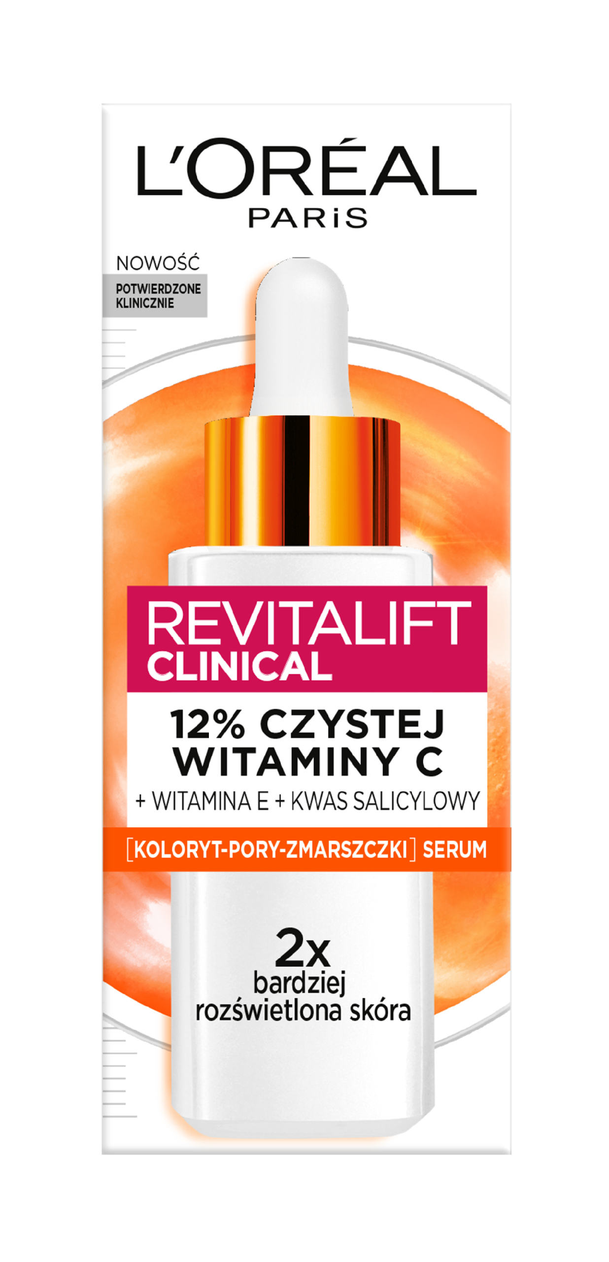 L'Oréal Revitalift Clinical pleťové sérum 12% čistého vitamínu C 30 ml