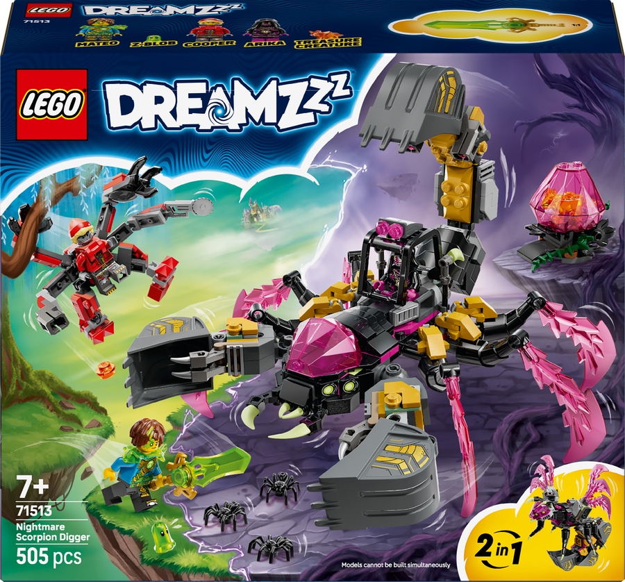 Lego DREAMZzz 71513 Děsivý škorpioní bagr
