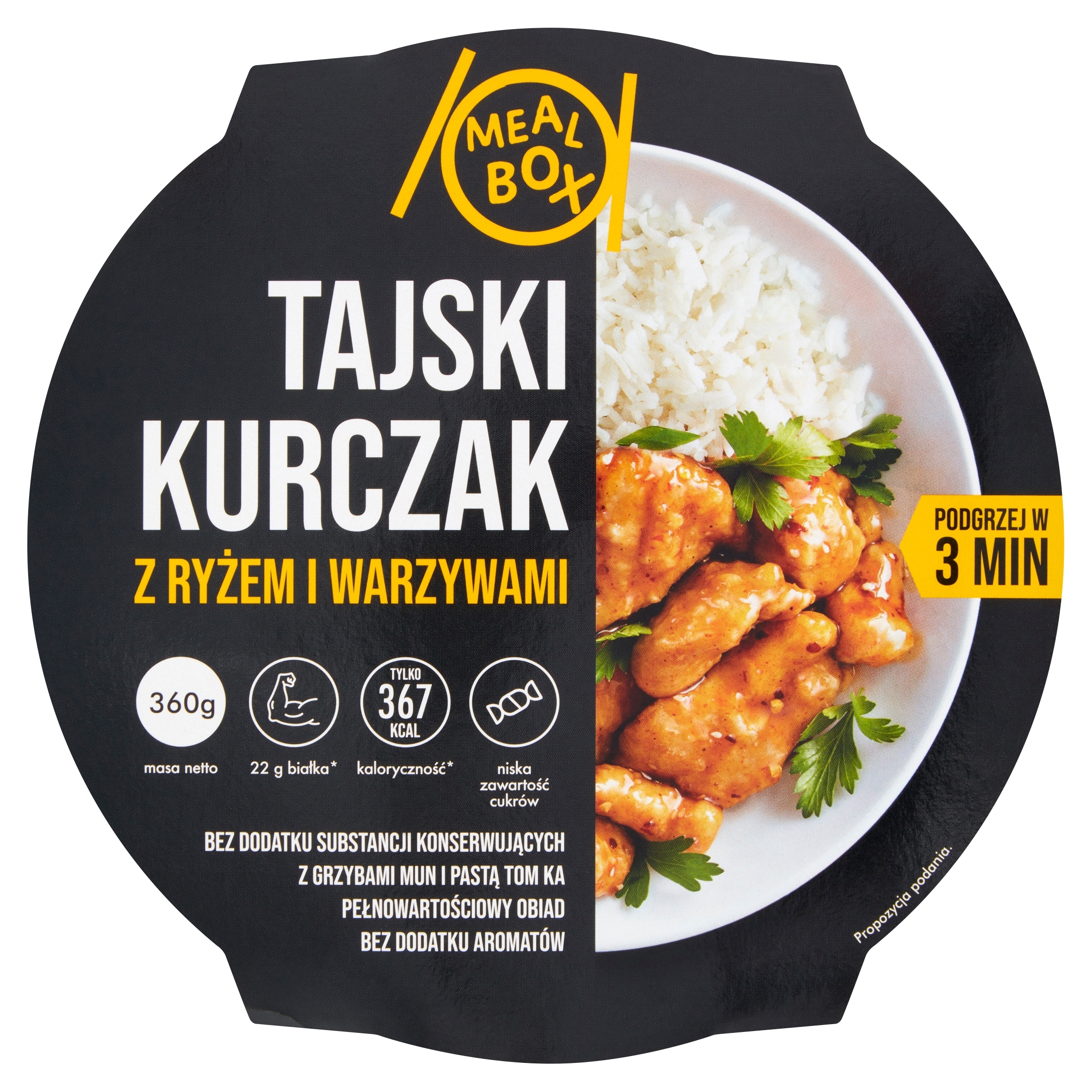 Levně 3x Meal Box Thajské kuře s rýží a zeleninou 360 g