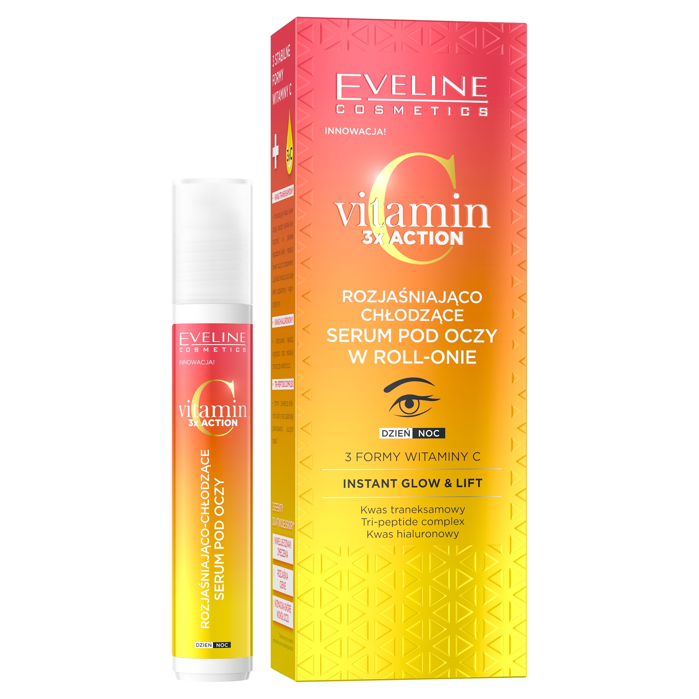 EVELINE VITAMIN C 3XACTION SERUM P/OCZY 15ML
