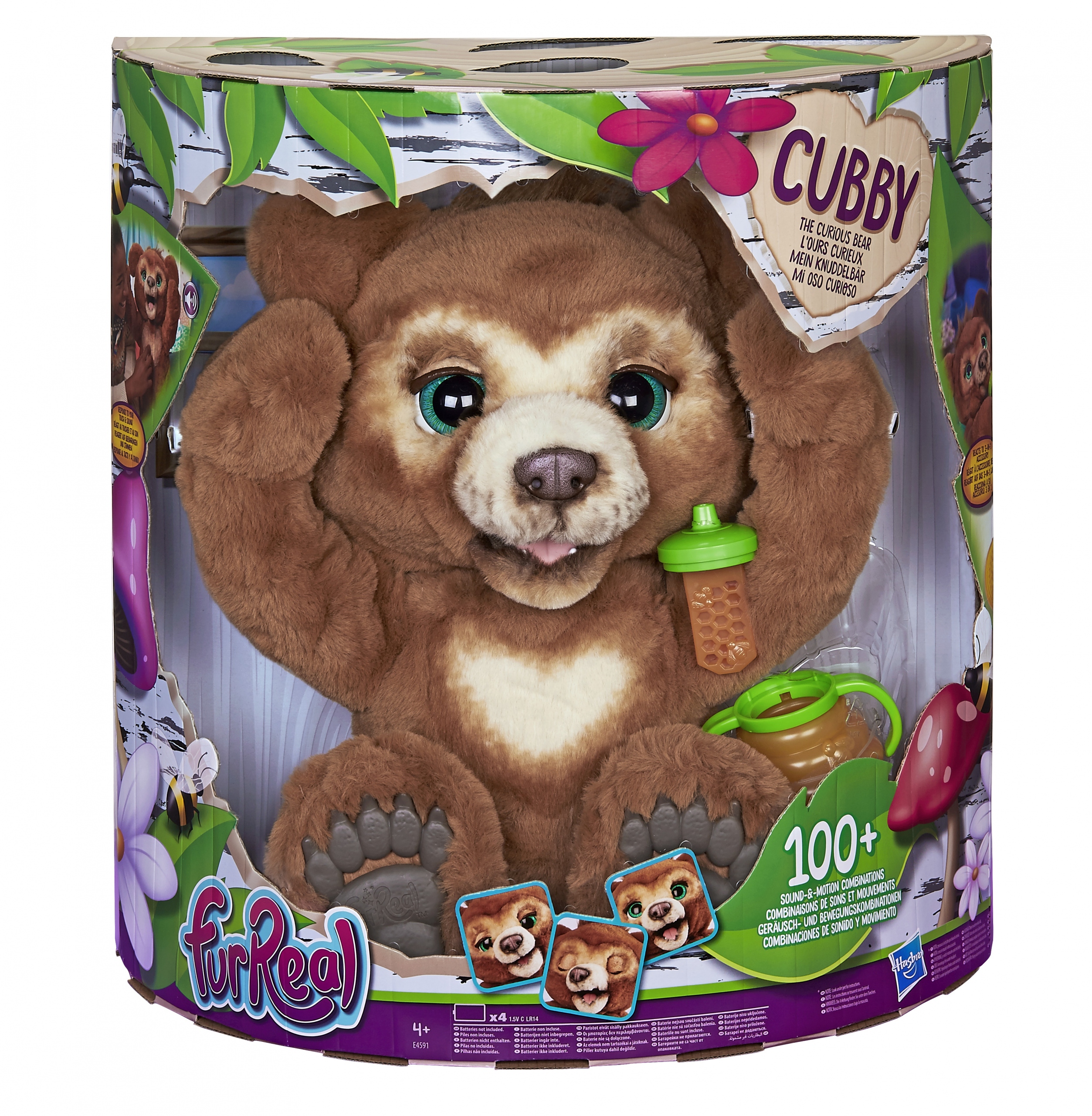 

Interaktywny niedźwiadek Hasbro Cubby E4591