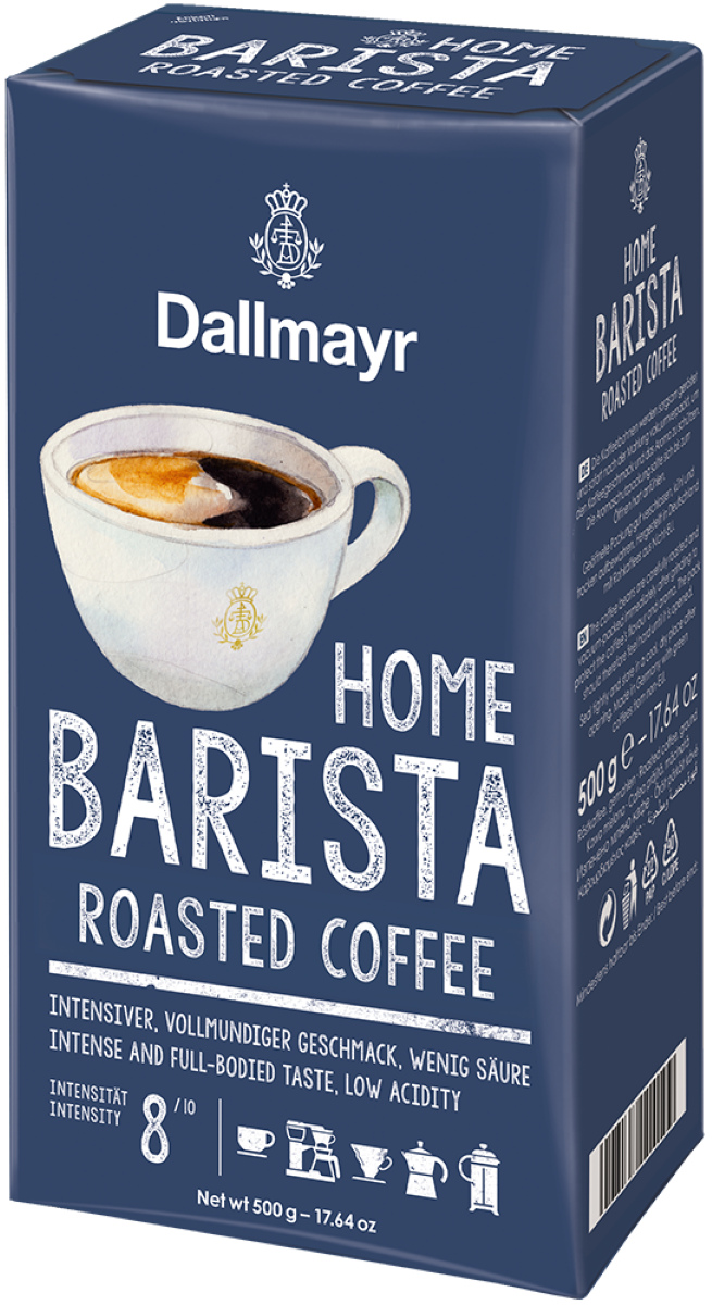 Zestaw 3 Szt: Kawa Dallmayr Home Barista 500g Mielona