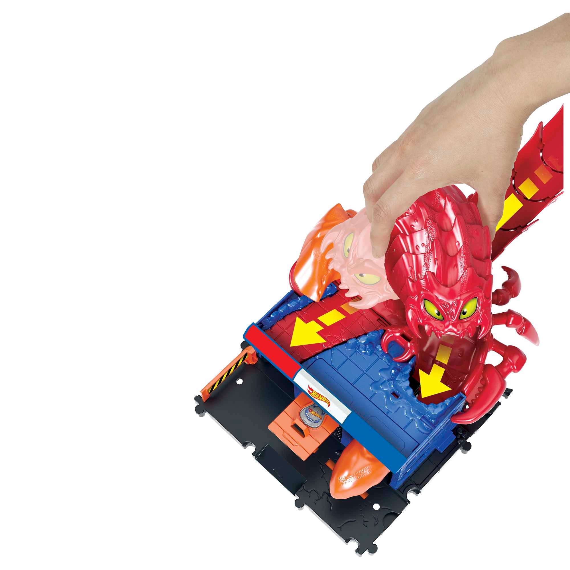 TOR MATTEL HOT WHEELS CITY PUŁAPKA SKORPIONA HDR32 Marka Mattel