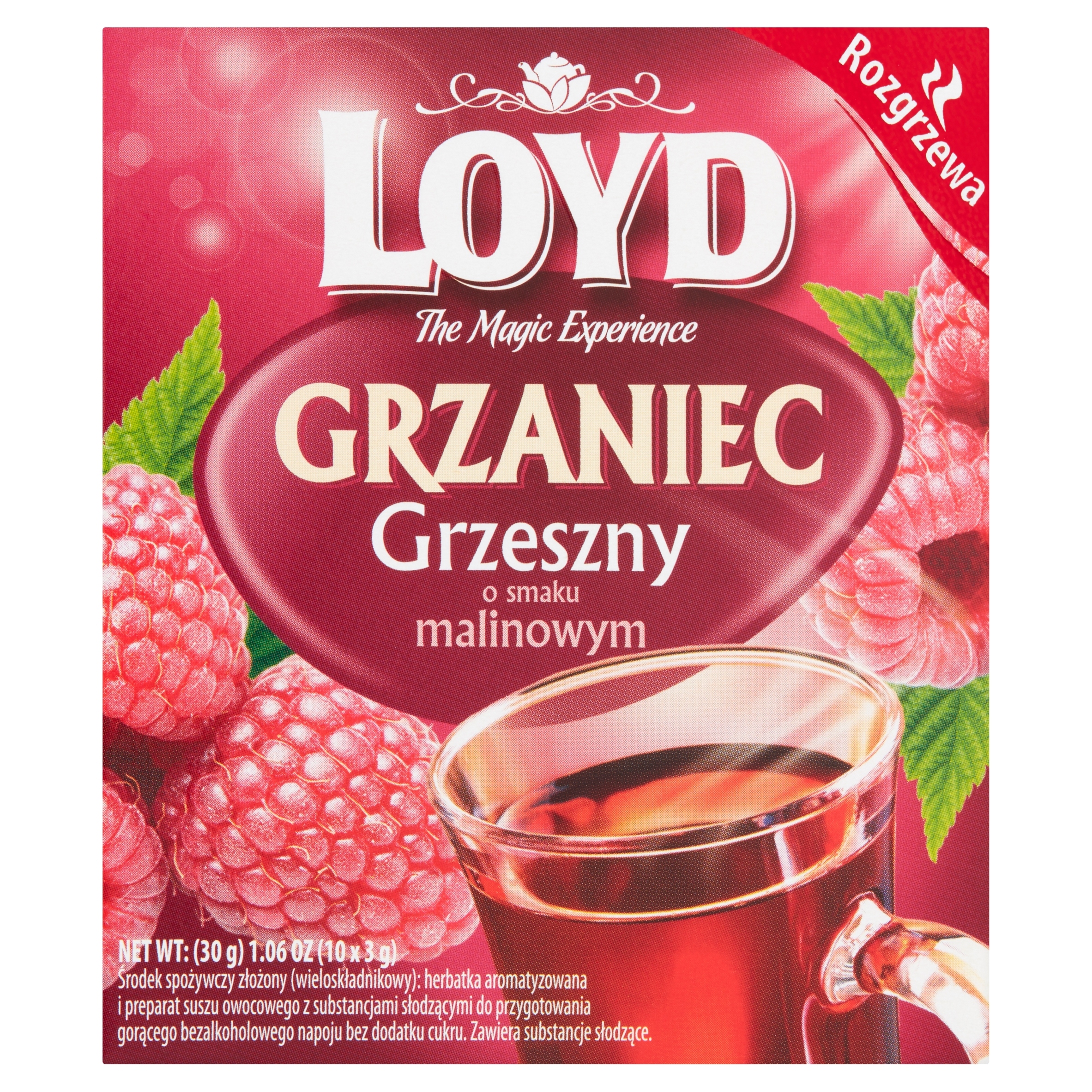 13 x Loyd Tea Grzaniec Malinový EX10