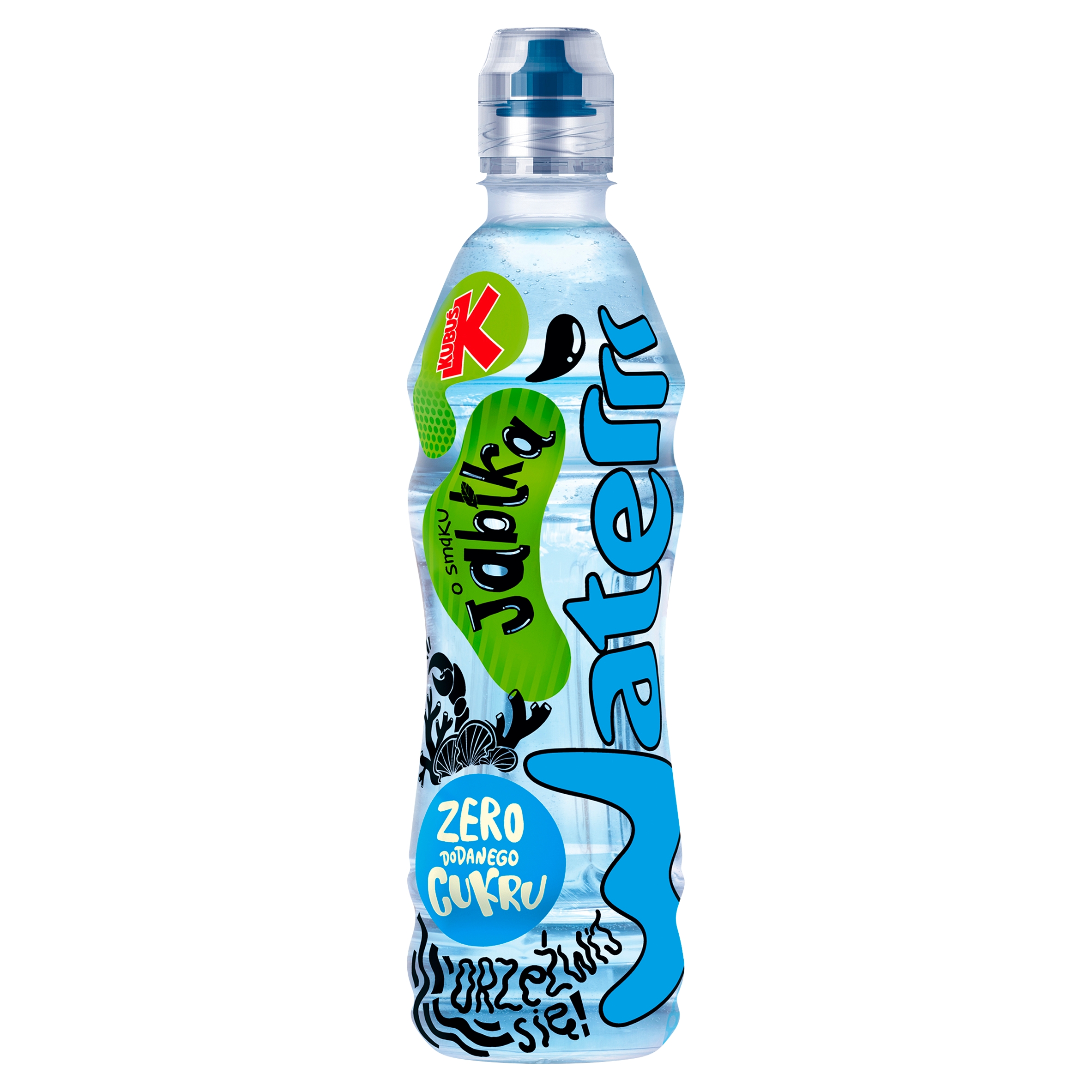 Levně Kubuś Waterrr Jablko Neperlivý nápoj 12x500 ml