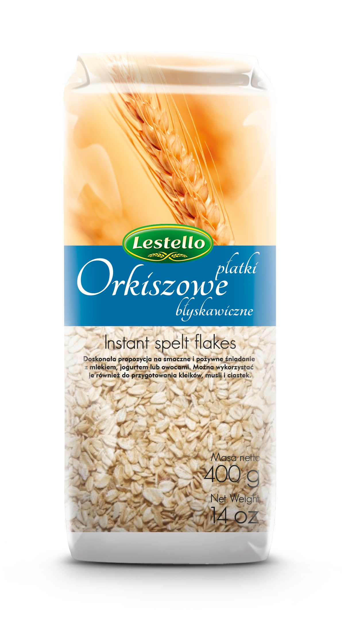 Lestello instantní špaldové vločky 400 g