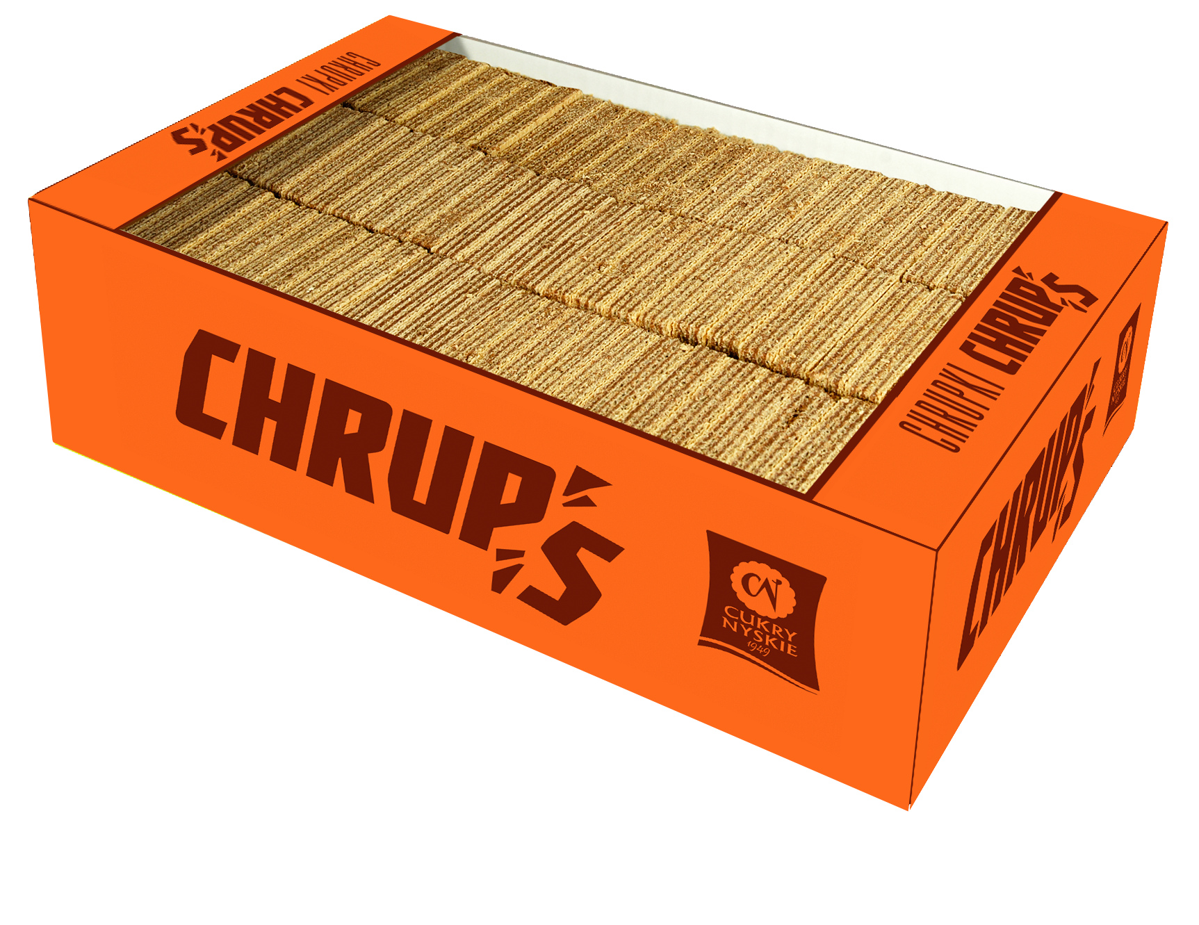 Levně Kakaové oplatky Chrups Cukry Nyskie 2,5 kg