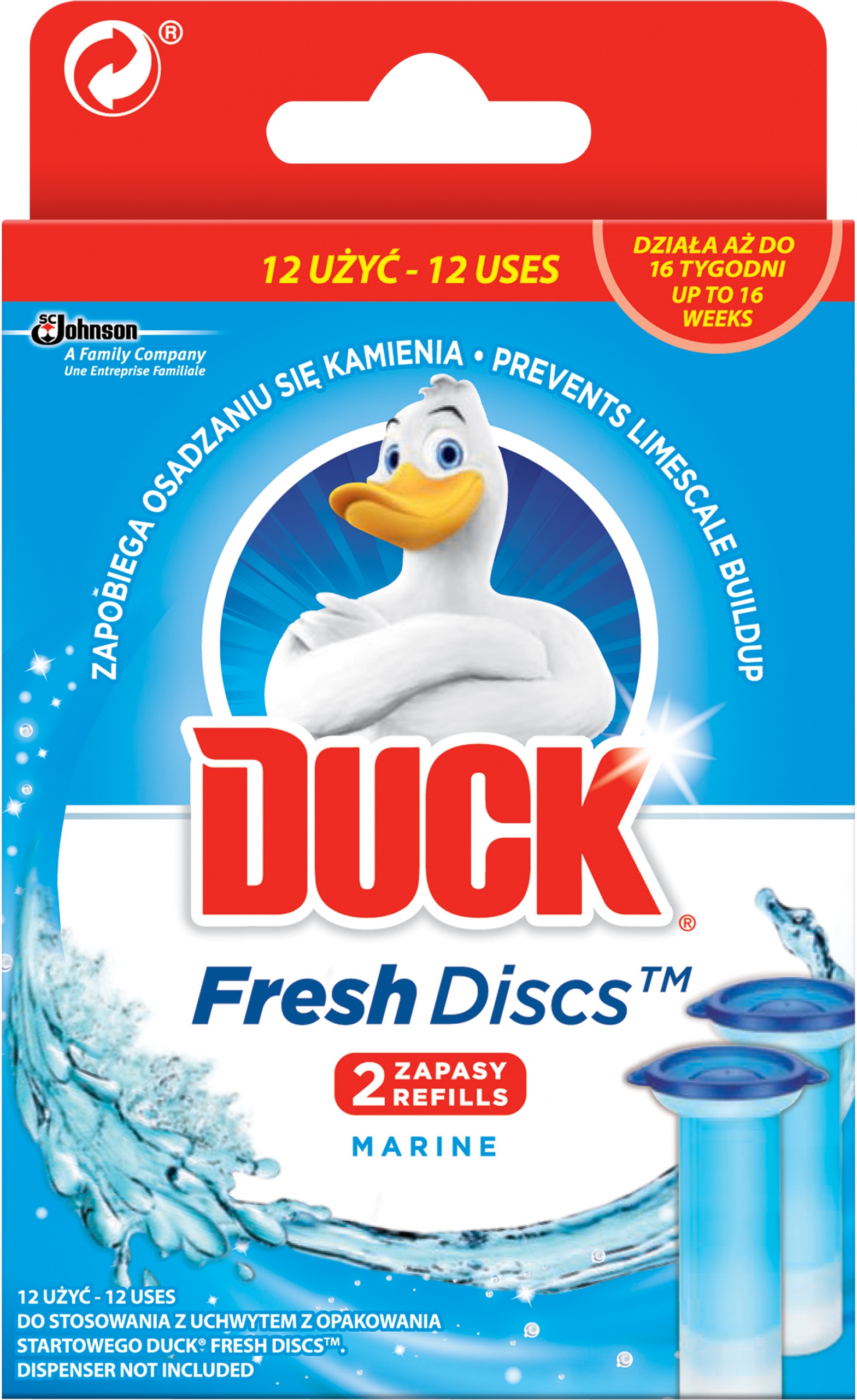 

Duck Fresh Marine krążek żelowy Wc zapas 12 użyć