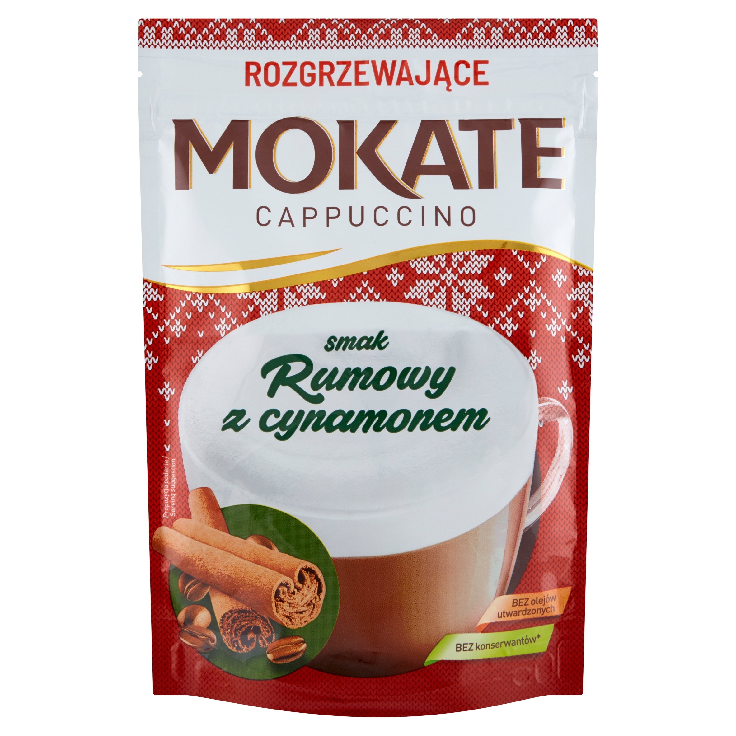Levně 9X Mokate Cappuccino s rumovou příchutí se skořicí 110 g
