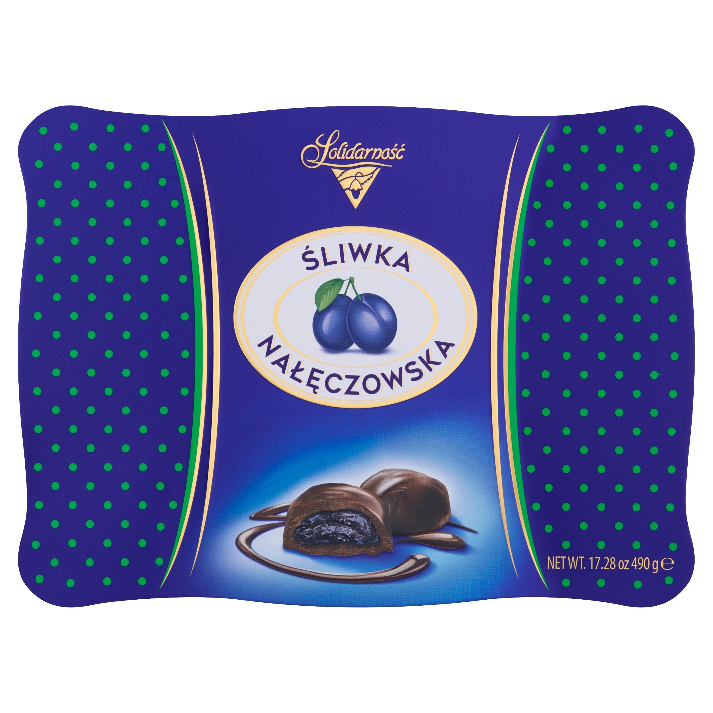 Śliwka Nałęczowska w czekoladzie Solidarność 490 g