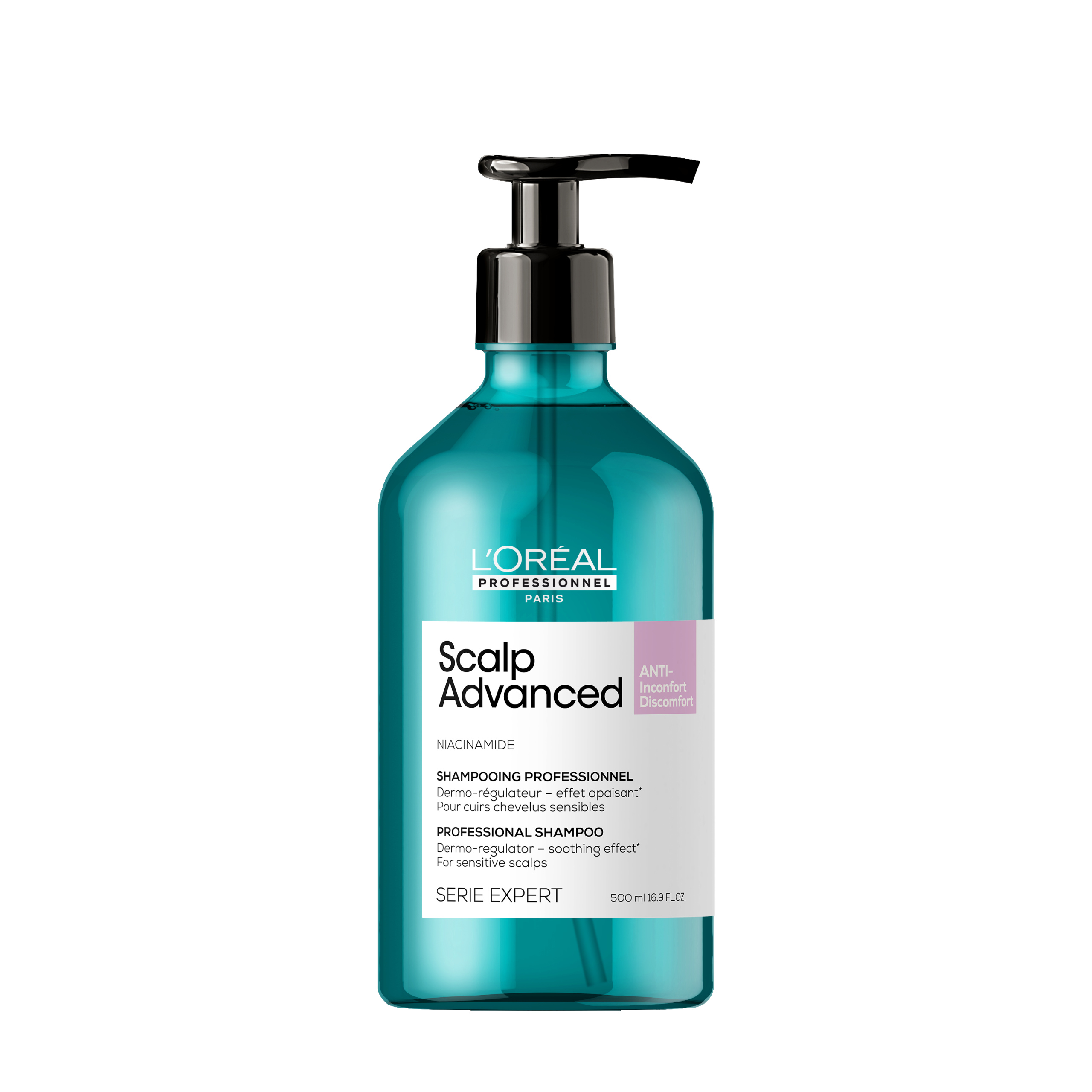 L'Oréal Professionnel Scalp Advanced Šampon pro zklidnění pokožky hlavy 500 ml