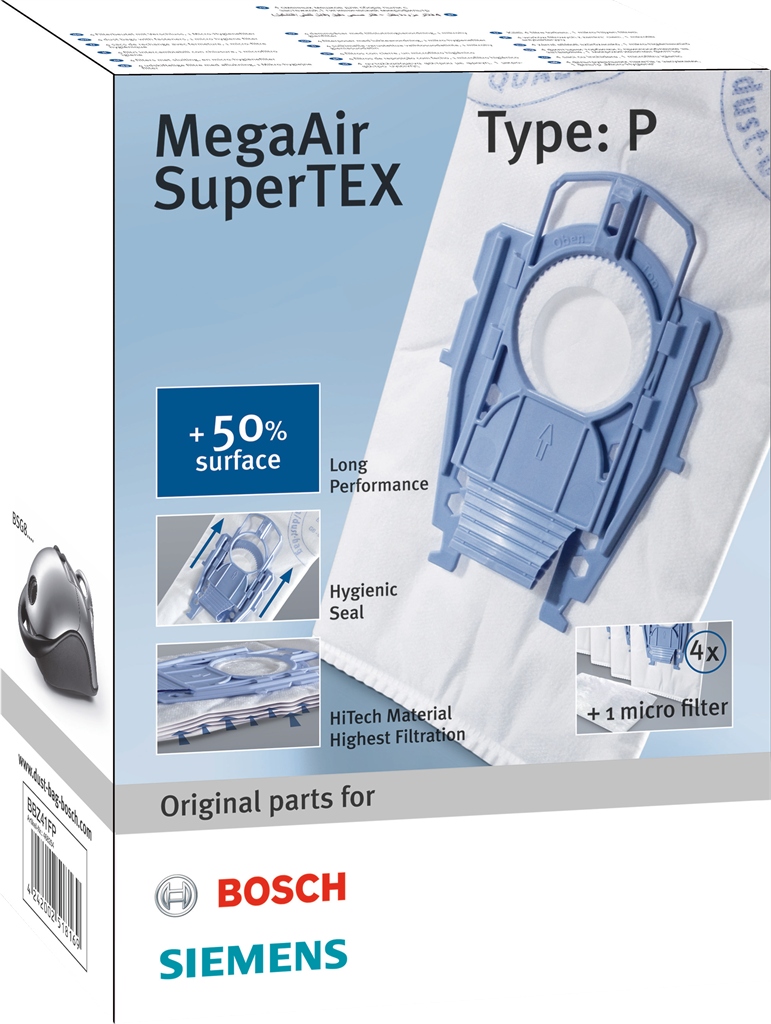 

Worki do odkurzacza Bosch Siemens BBZ41FP 4 szt