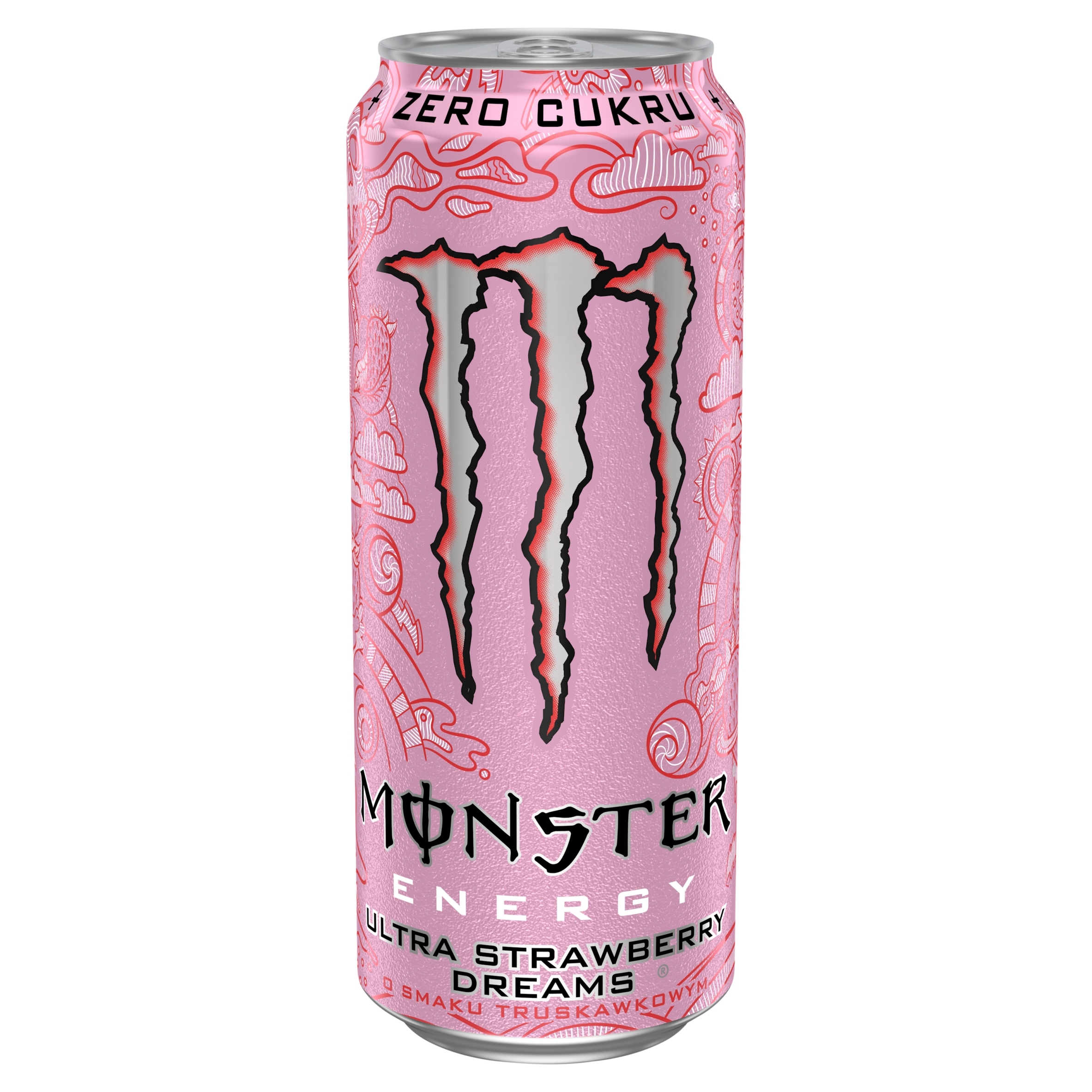 Levně Monster Energy Ultra Strawberry Dreams 500 ml 12 Kusů