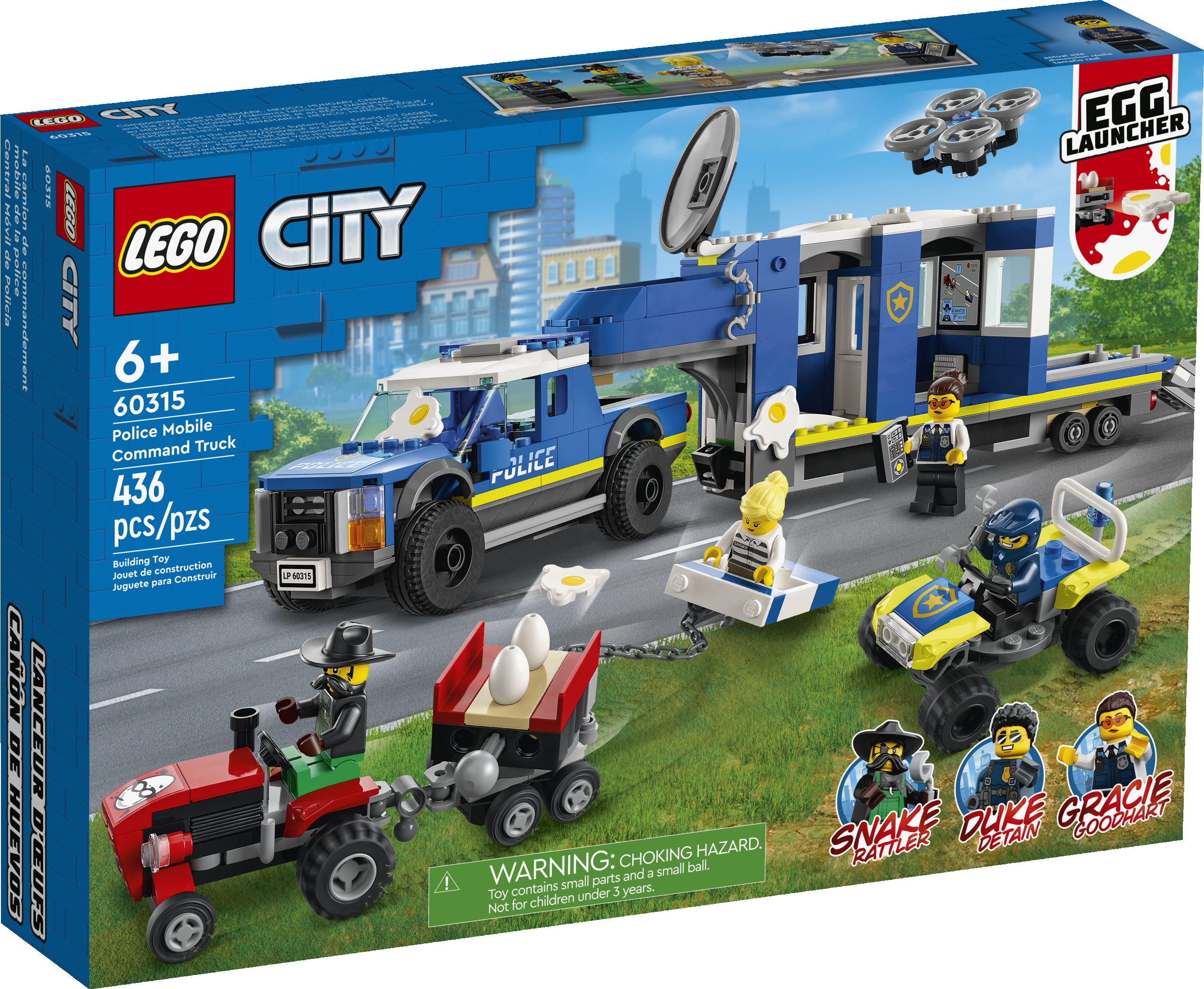 Lego 60315 City – Mobilní velitelské centrum policie Originální Nové Stavebnice