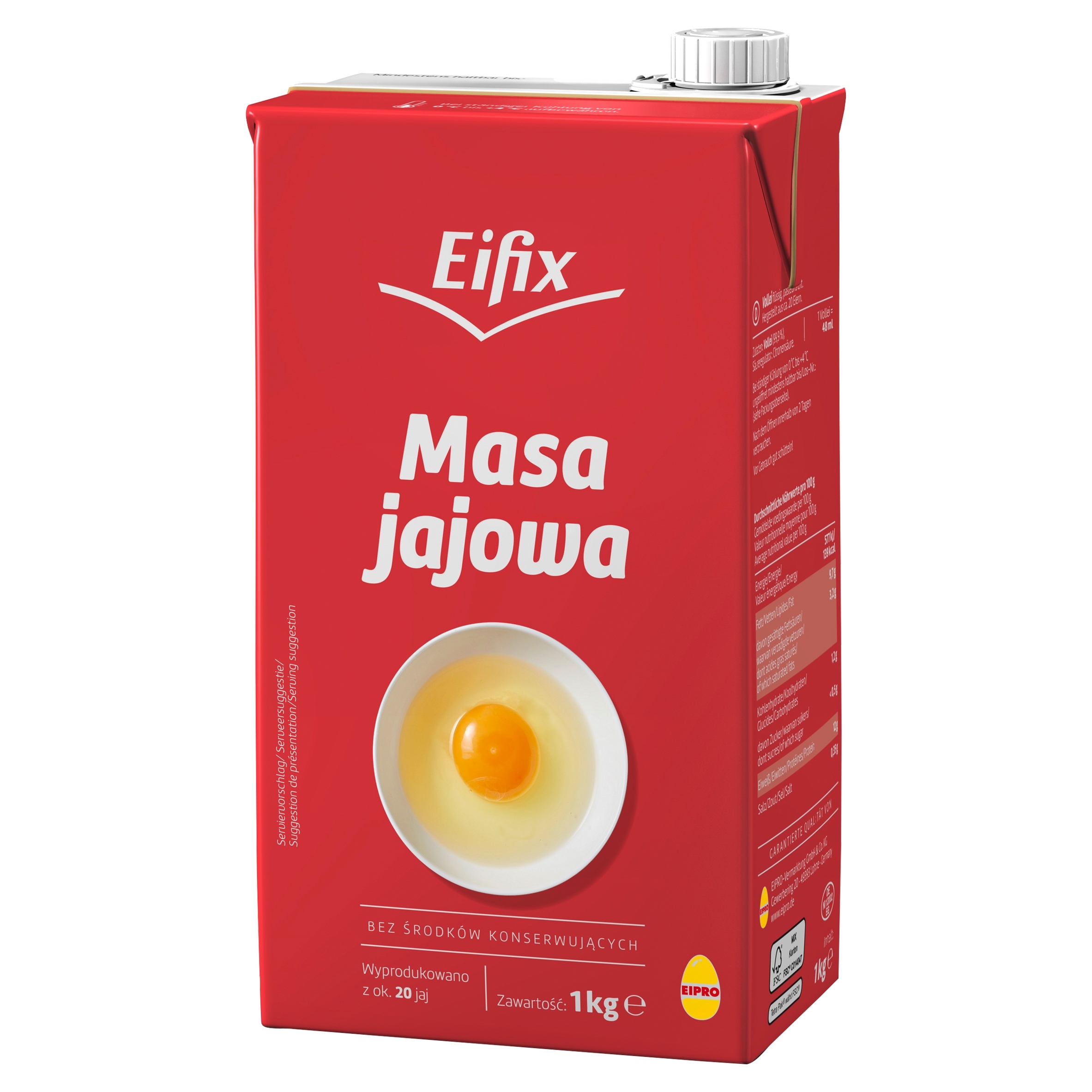 Levně Vajíčková hmota Eifix z 20 vajec 1 kg