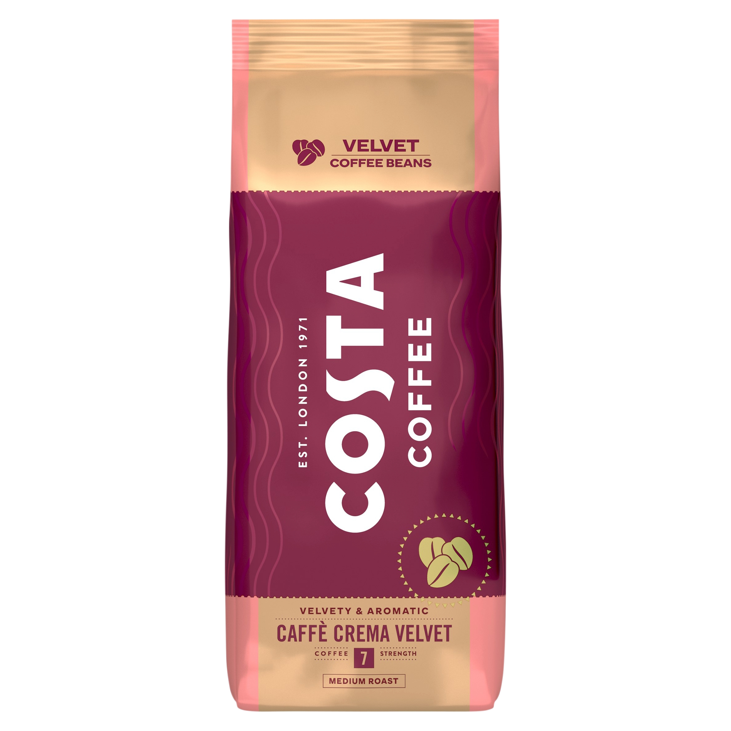Kawa Ziarnista Costa Coffee Caffe Crema Velvet 1kg