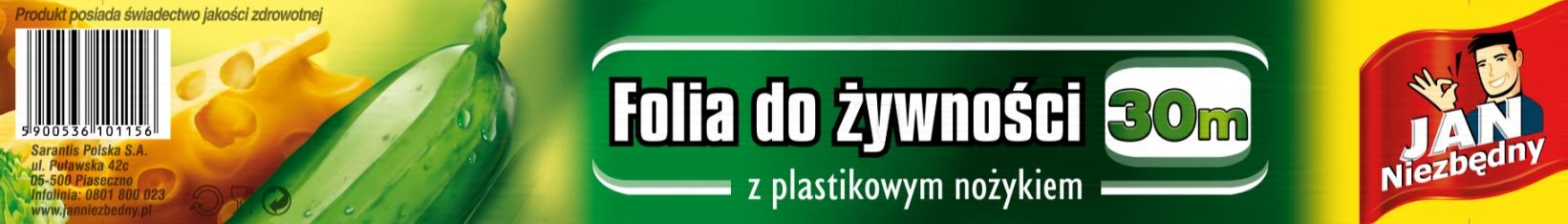 

Folia do żywności z ostrzem 30m Jan Niezbędny