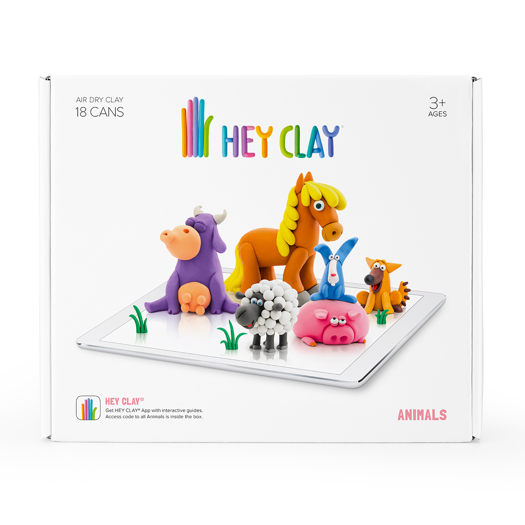 HEY CLAY Masa Plastyczna ZWIERZĘTA Tm Toys ANIMALS