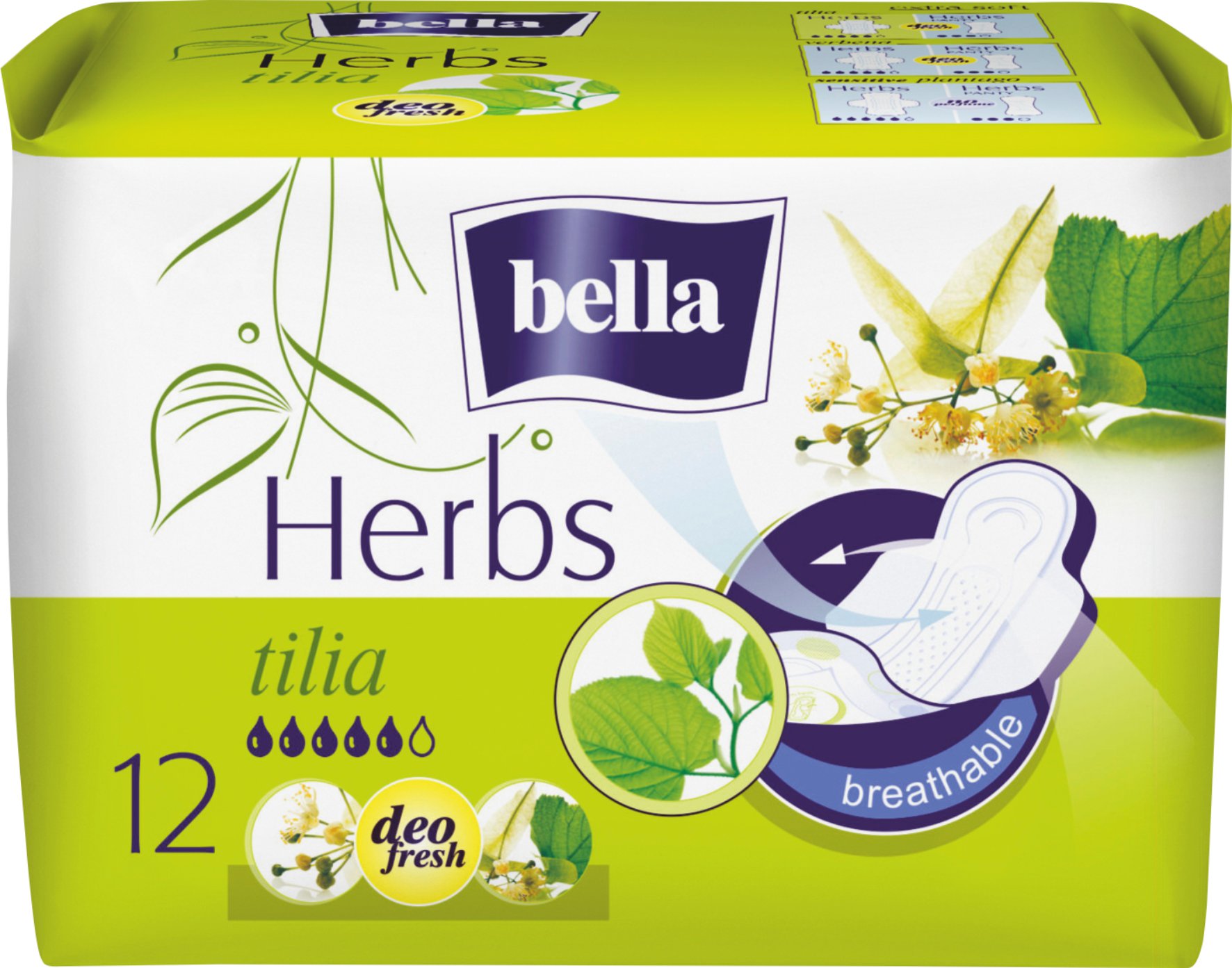 

Podpaski Bella Herbs Tilia 12 sztuk