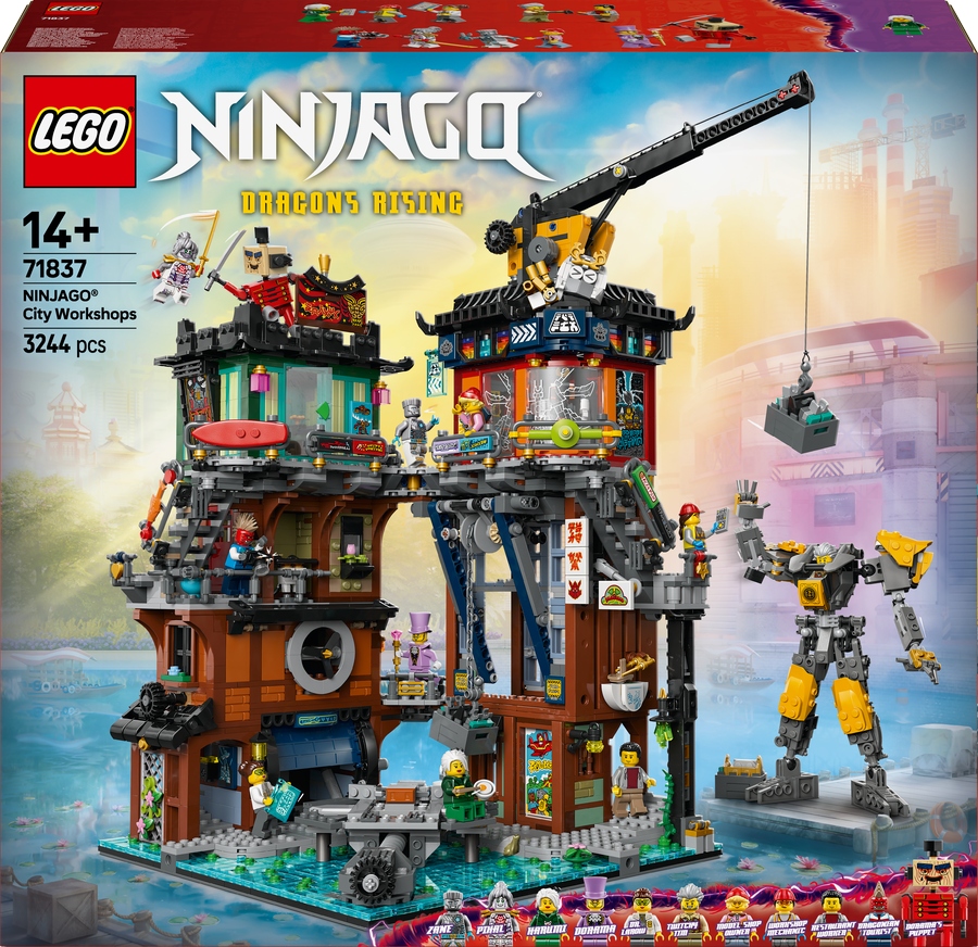 Klocki Lego 71837 Ninjago Warsztaty w mieście 3244 elementy 14+