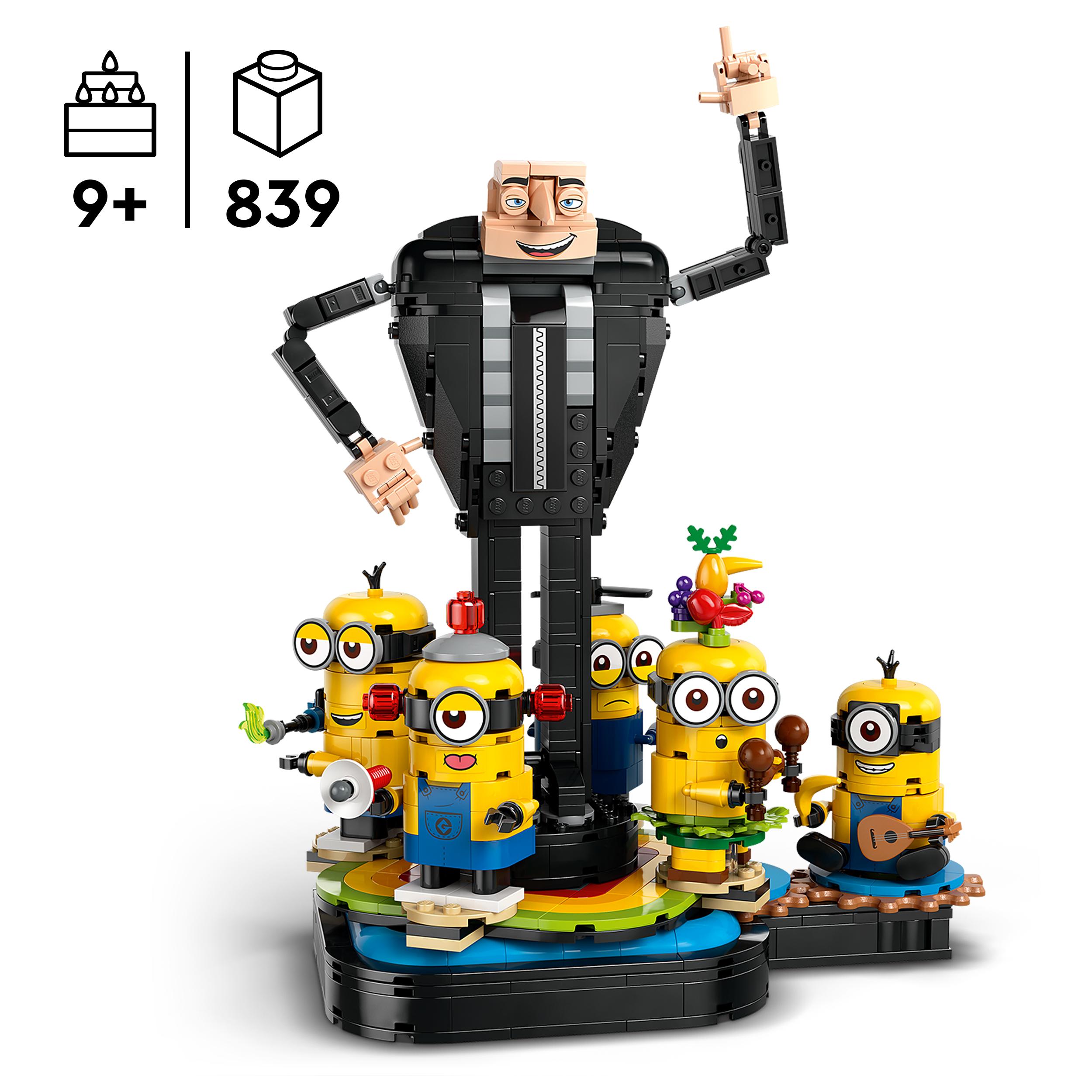 Klocki Lego Despicable Me 4 Gru i minionki Marka LEGO