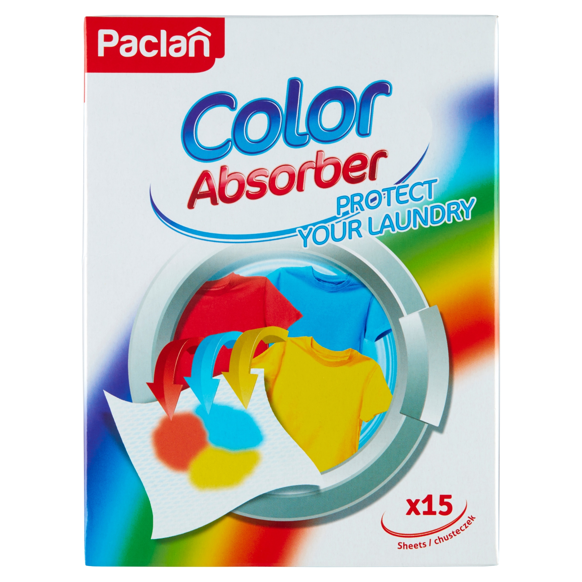 PACLAN CHUSTECZKI WYŁAPUJĄCE KOLORY PACLAN COLOR ABSORBER 15 SZT