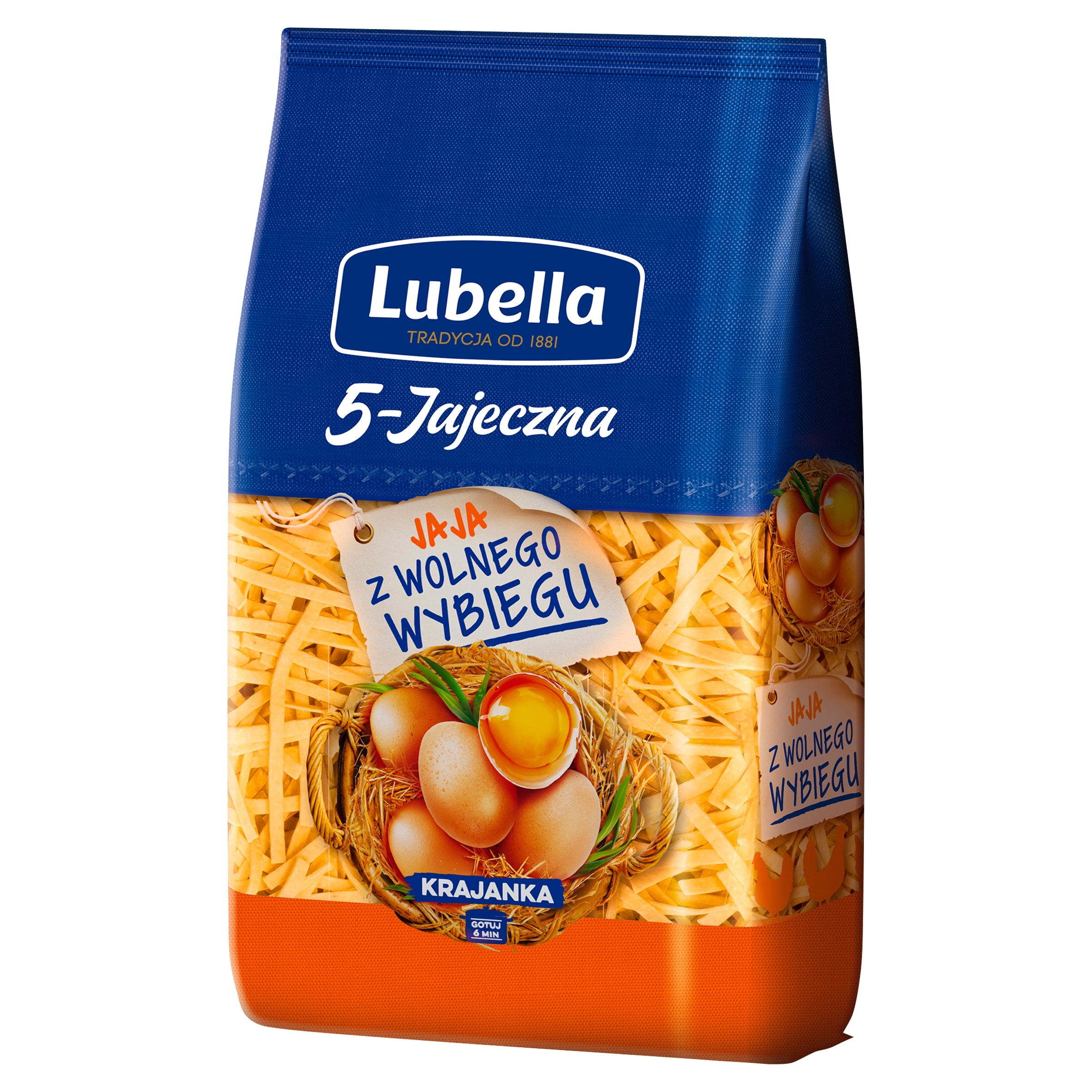 Lubella Těstoviny vaječné krajanka 5 vajec 400 g