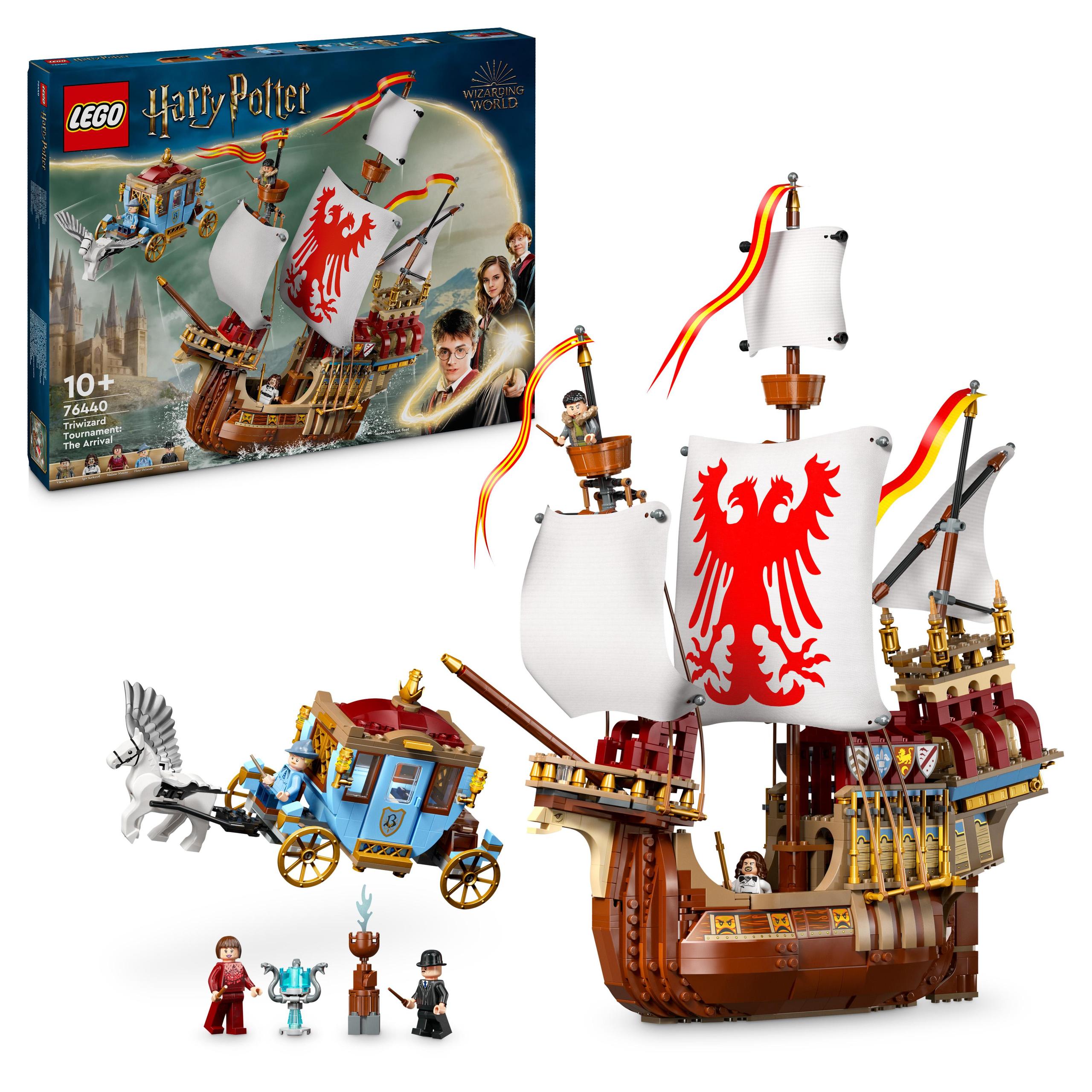 Lego 76440 Harry Potter Trojmagický turnaj: Příchod Stavebnice Loď