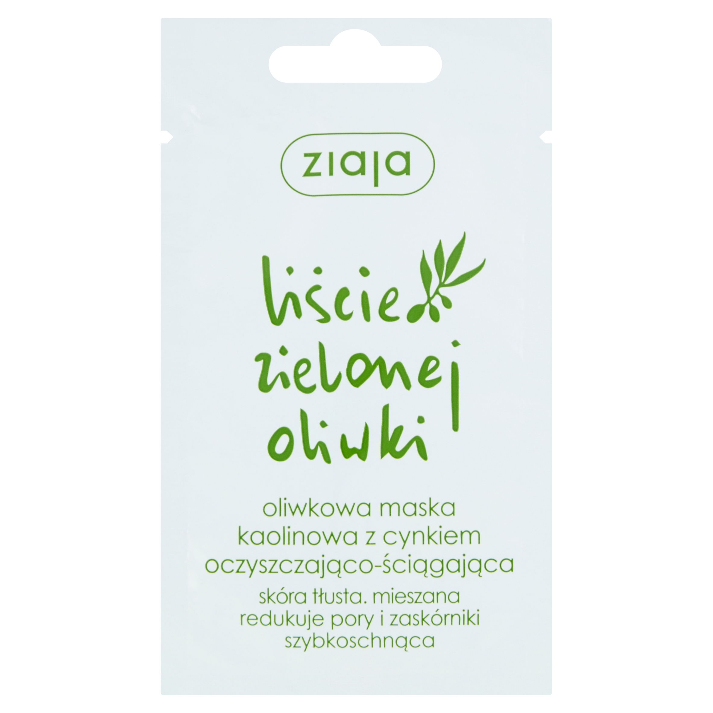 

Maseczka Ziaja liście zielonej oliwki cynk 7 ml