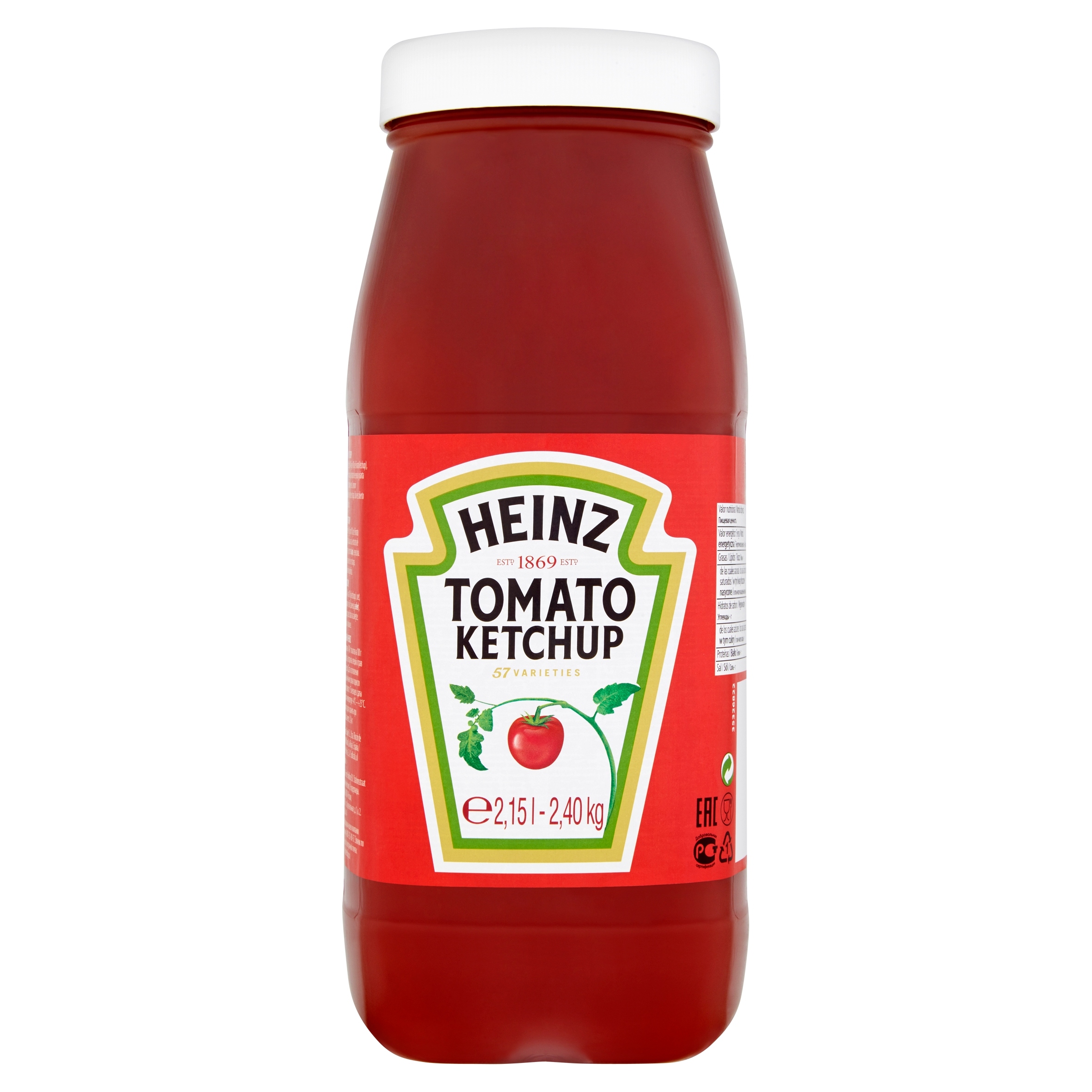 Jemný rajčatový kečup Heinz 2,4 kg
