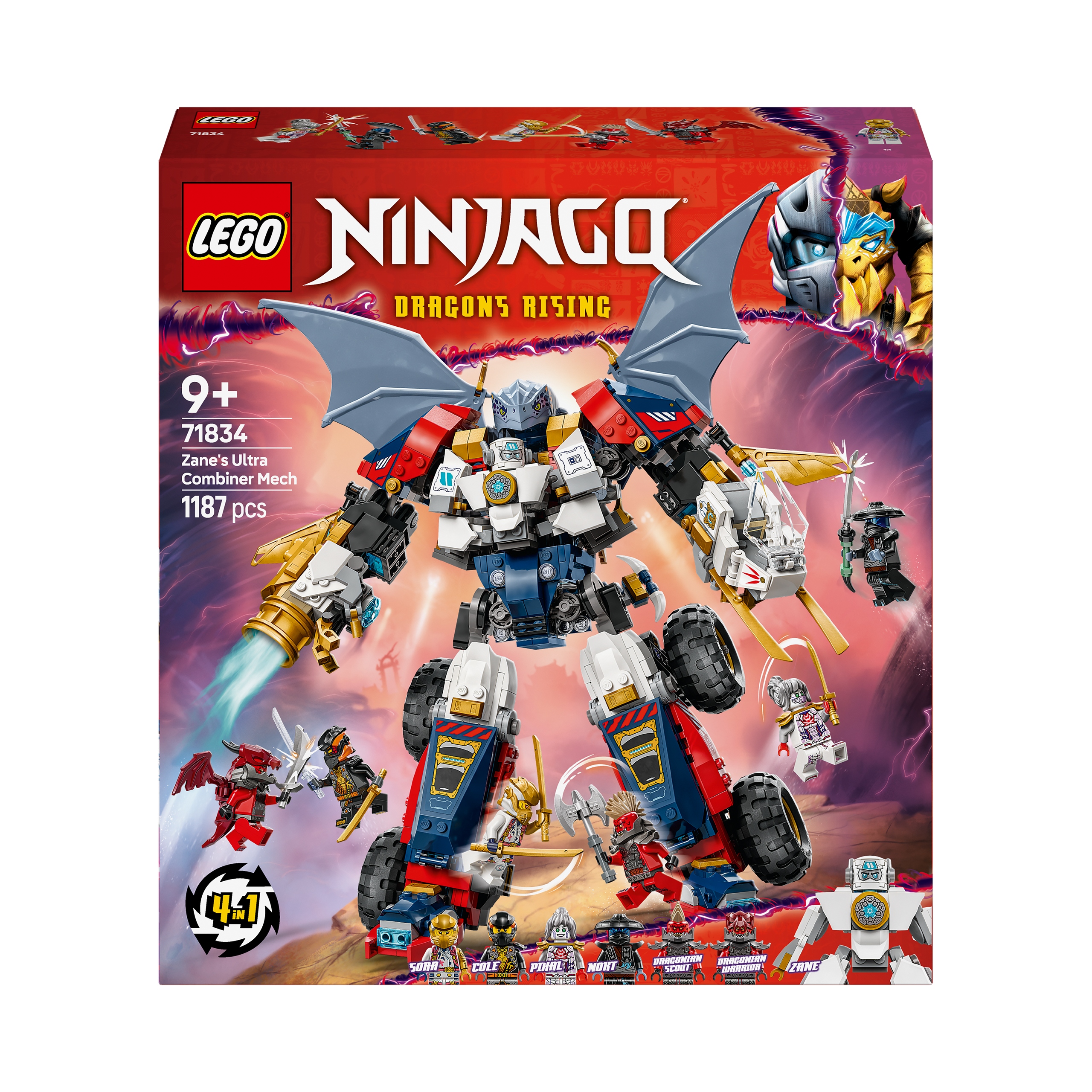Lego Ninjago 71834 Zaneův multifunkční ultramech