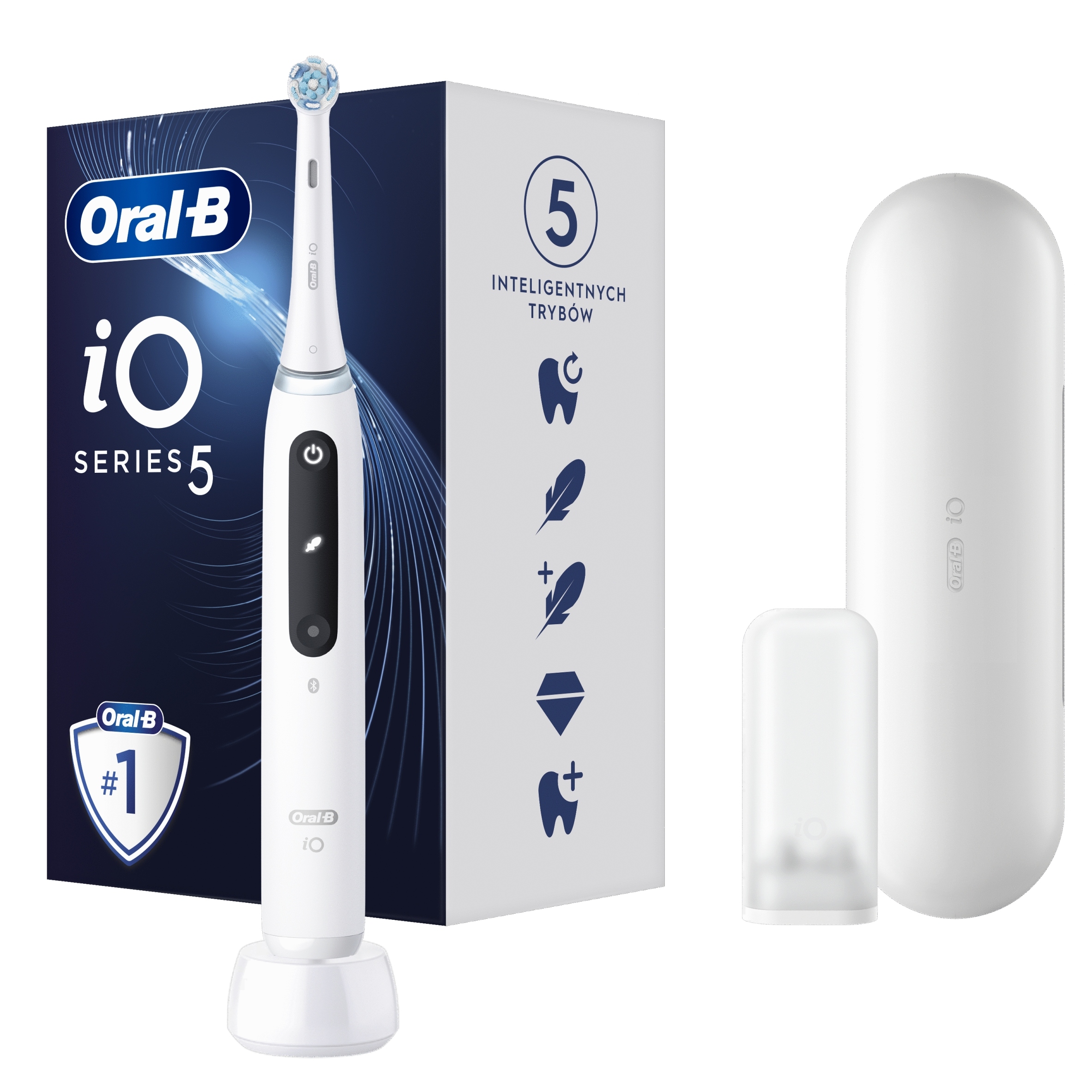Szczoteczka magnetyczna Oral-B iO5 Quite White