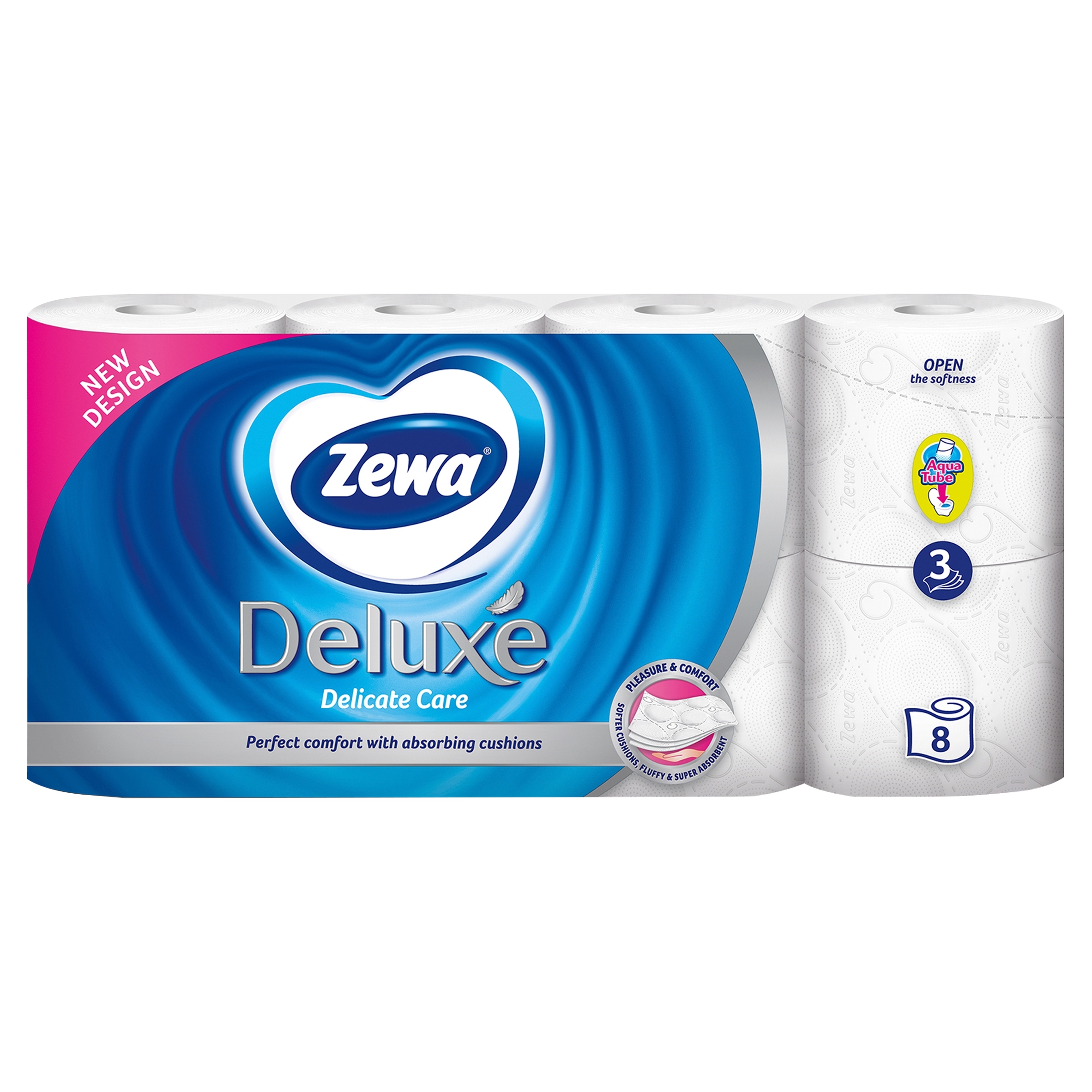 Toaletní papír bez parfemace Zewa 8 ks zasíláme v krabici