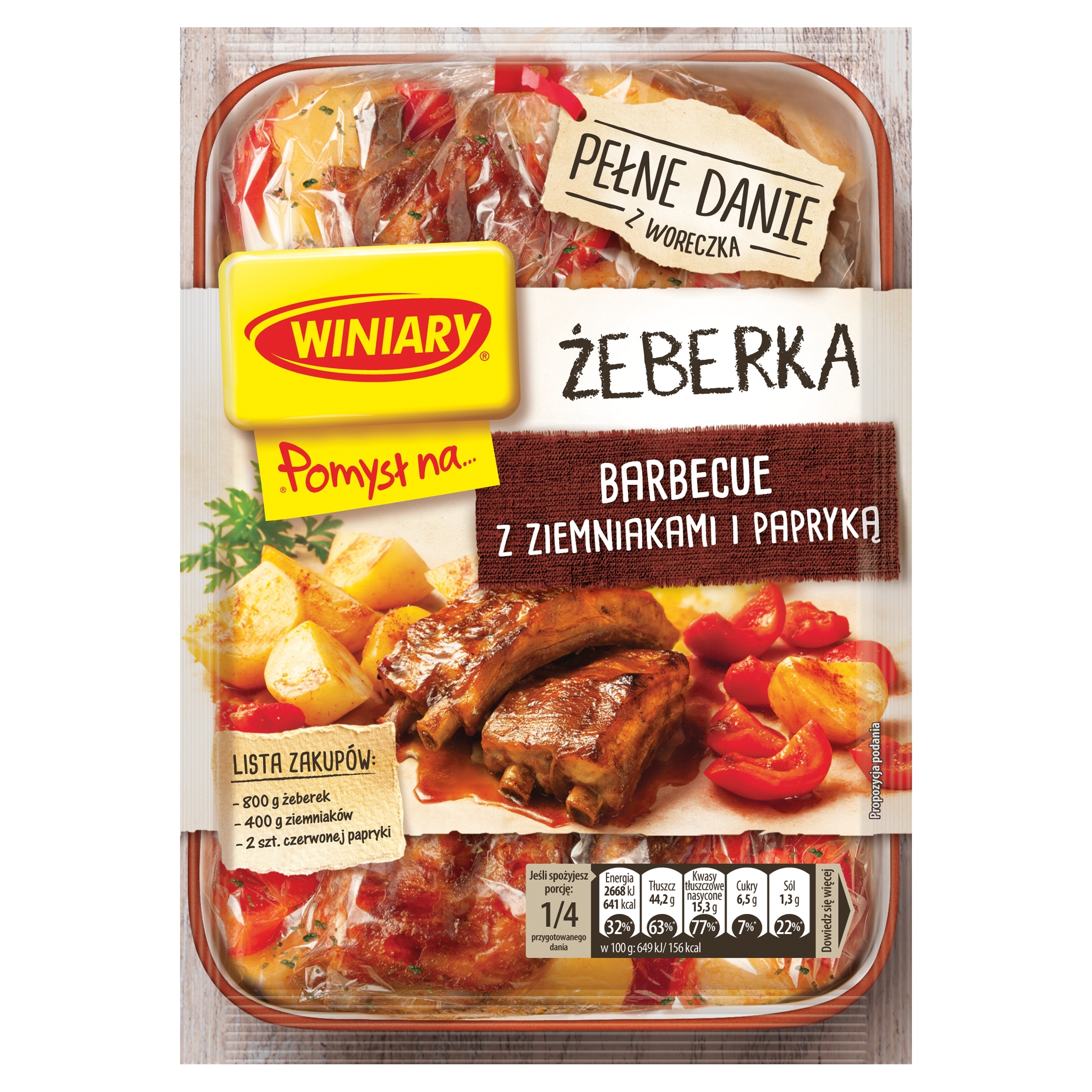 Winiary Pomysł na Żeberka barbecue z papryką 44 g 12191853915 Allegro.pl