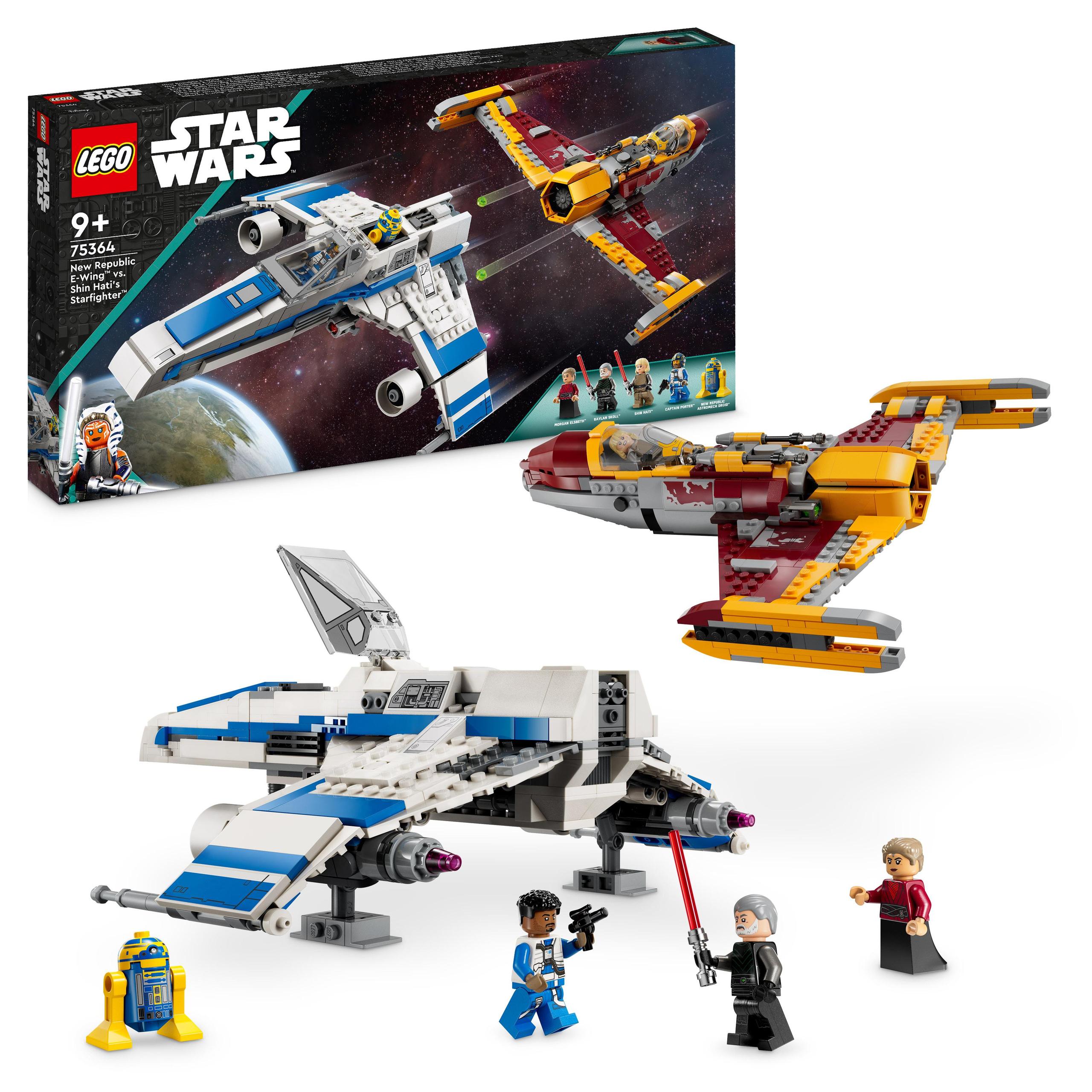 Lego 75364 Star Wars E-Wing Nové republiky versus Stíhačka Shin Hati