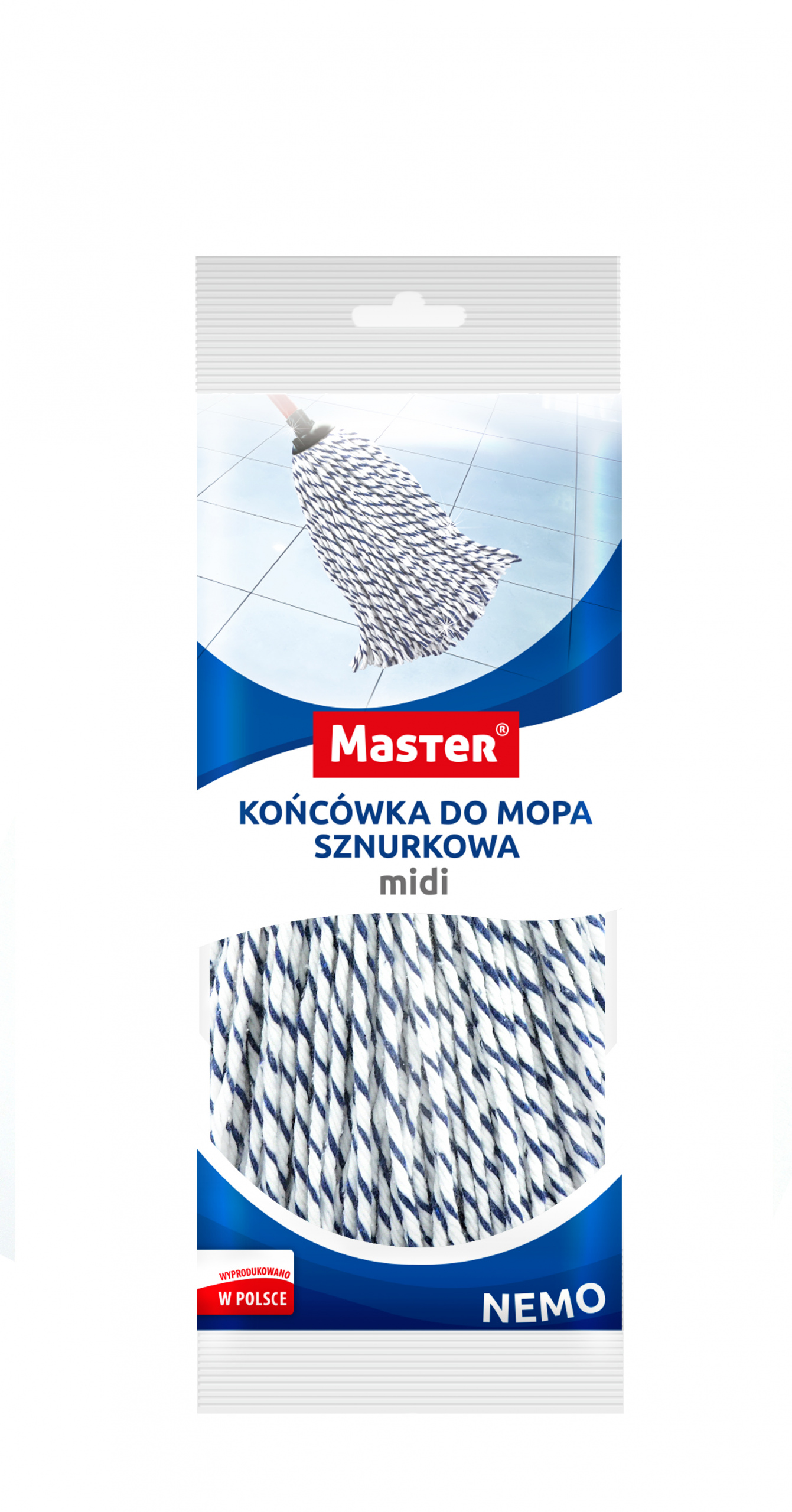 Levně 9X Master Dvoubarevný provázkový mop Nemo Midi