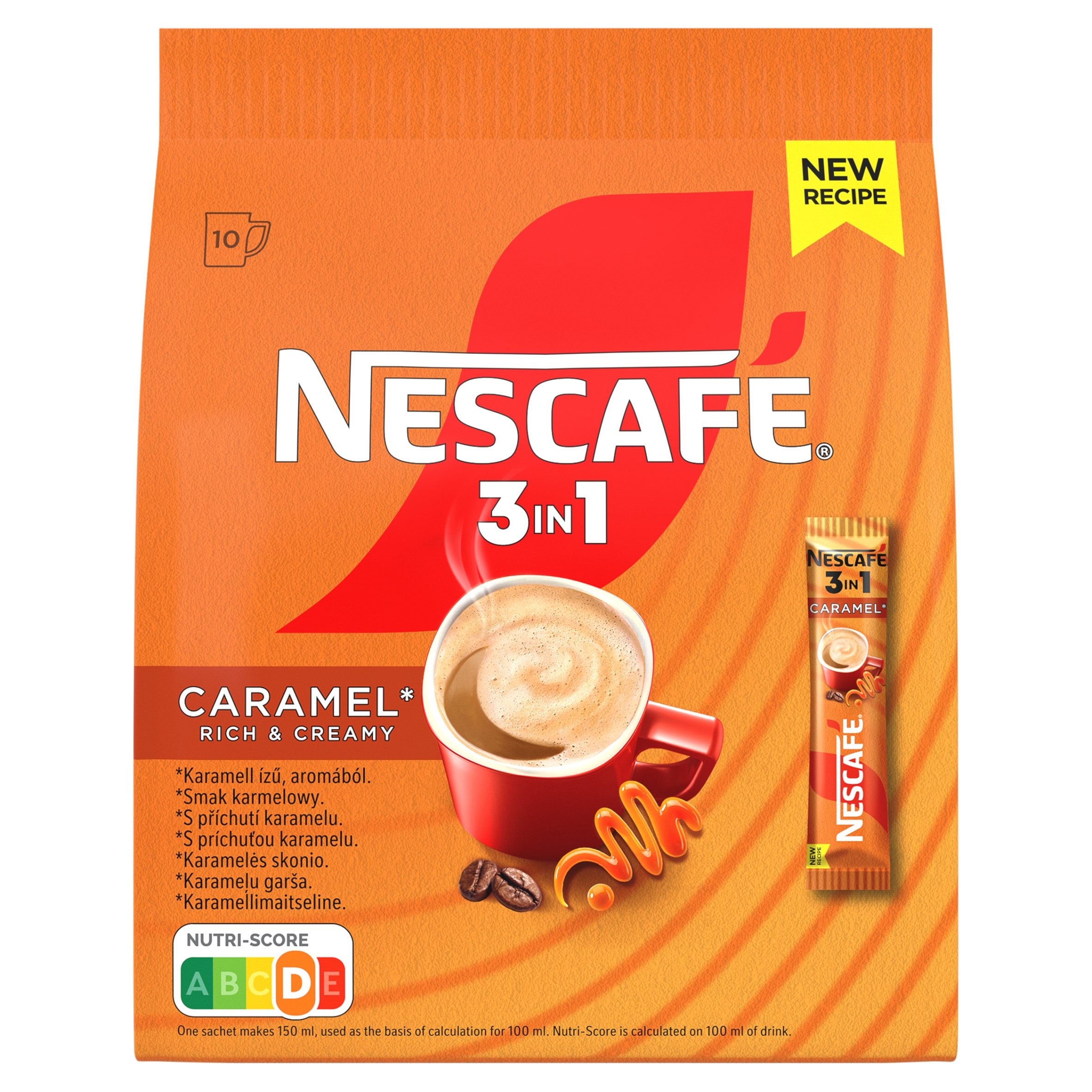 Nescafe 3w1 Rich Creamy KARMELOWA 160g