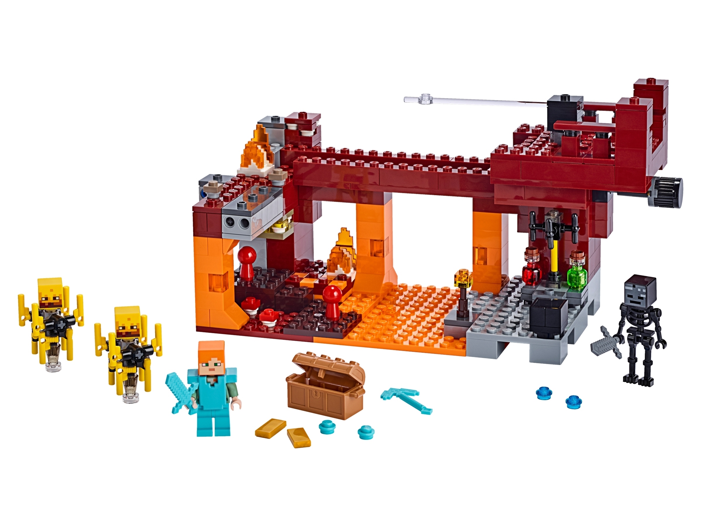 LEGO Minecraft 21154 Most Płomyków Bohater Minecraft