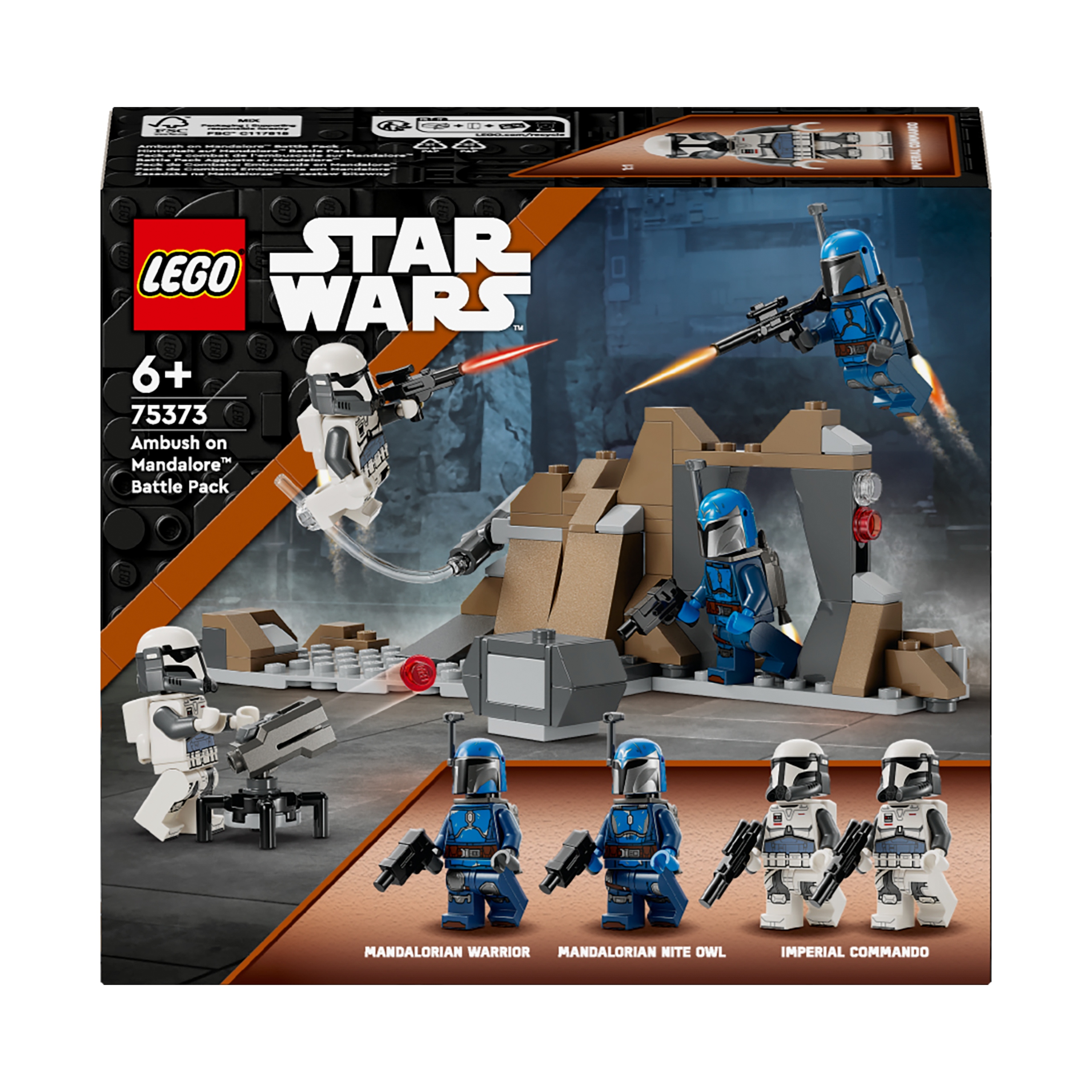 Lego Star Wars 75373 Zasadzka na Mandalorze zestaw bitewny