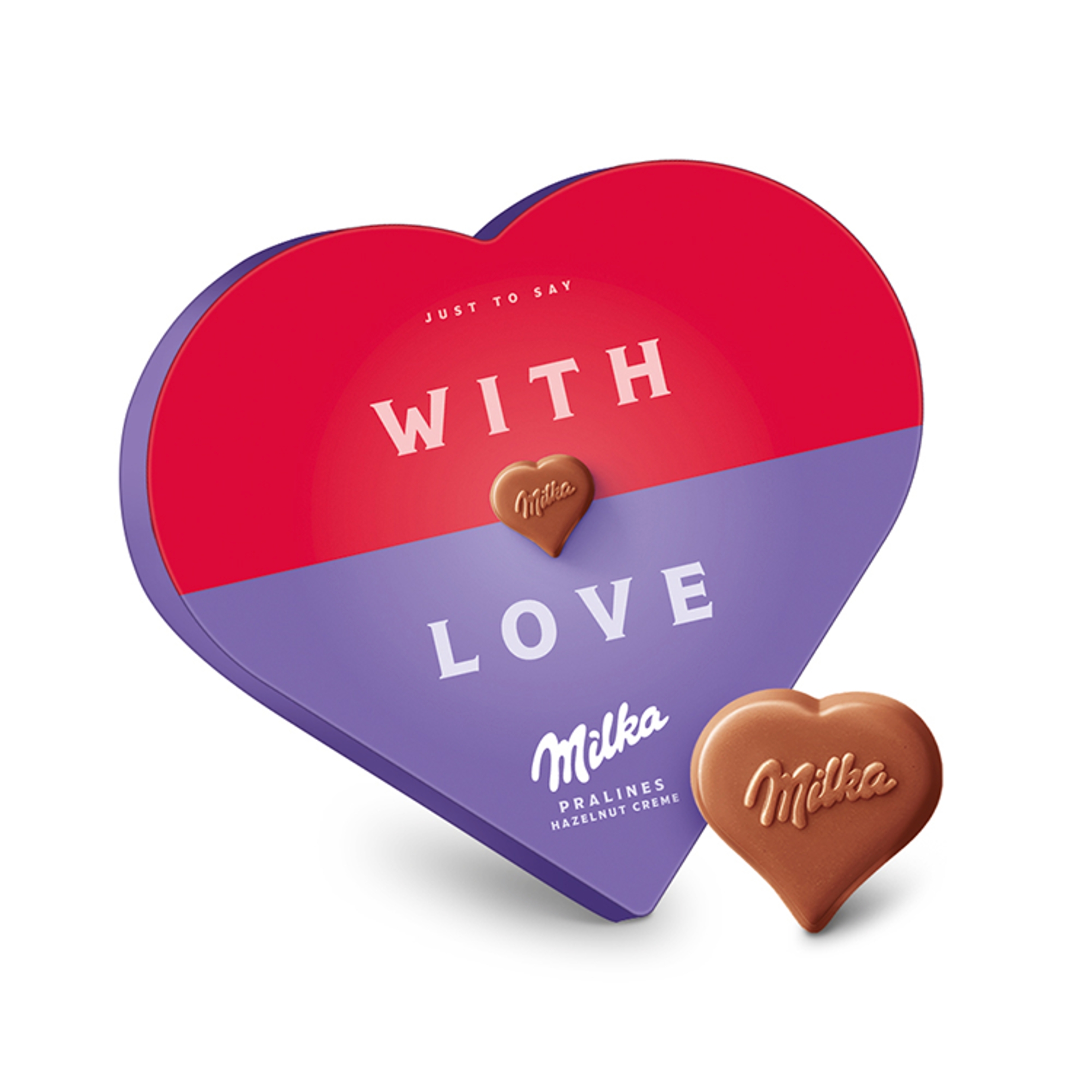 Levně 2xPralinky I love Milka s lískovými oříšky 165 g