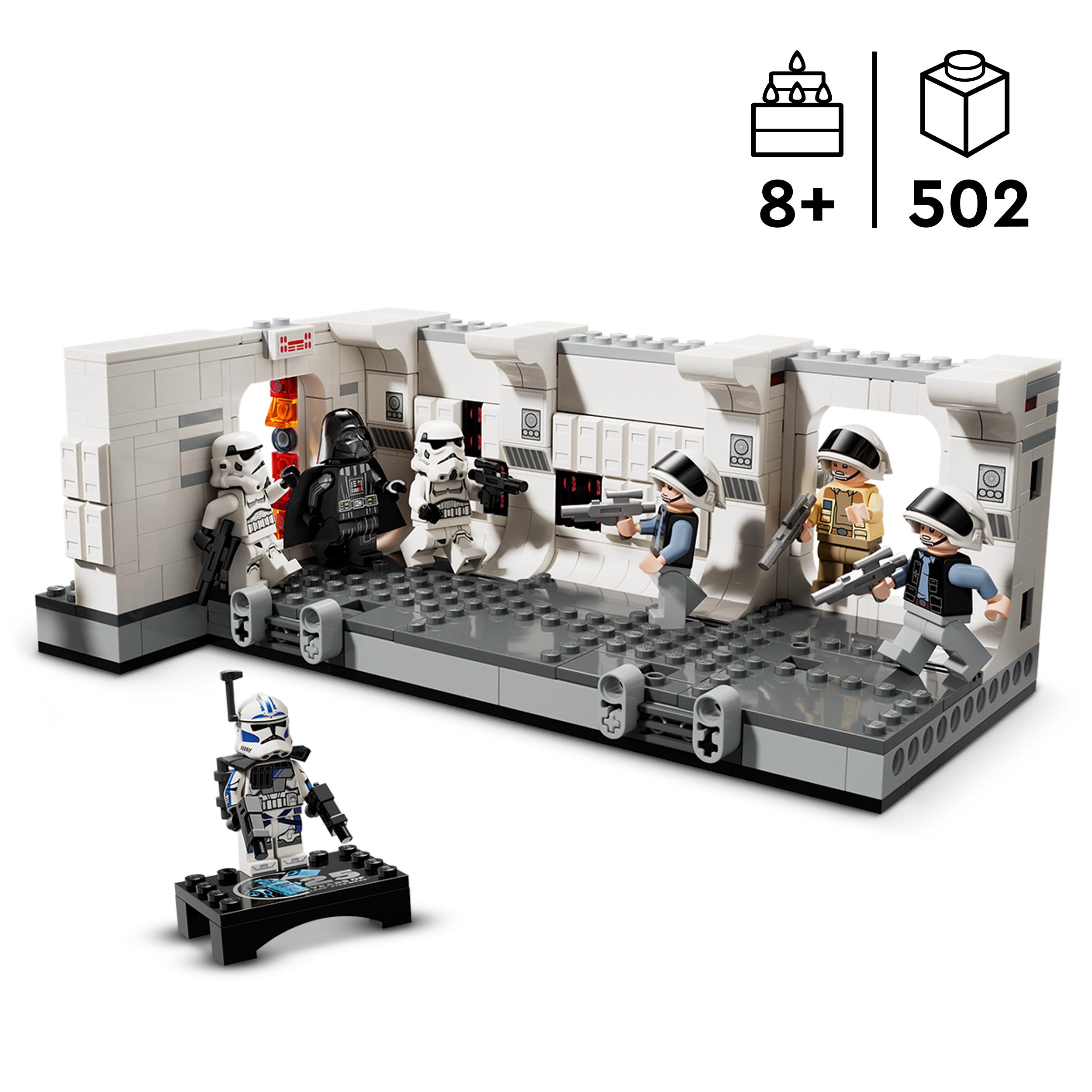 LEGO Star Wars 75387 WEJŚCIE NA POKŁAD STATKU KOSMICZNEGO + KATALOG PDF Wiek dziecka 8 lat +