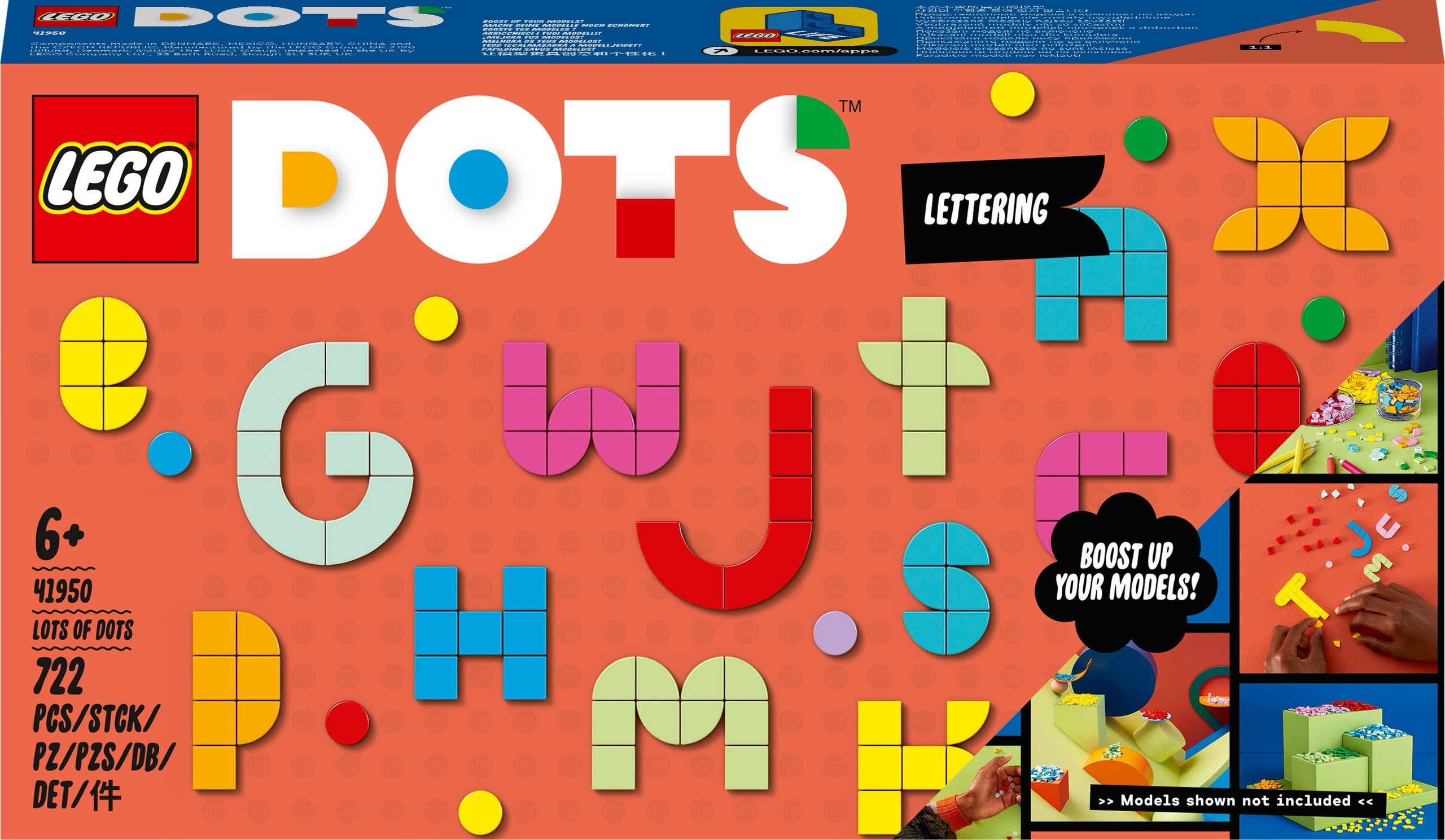 KLOCKI LEGO DOTS 41950 ROZMAITOŚCI LITERKI