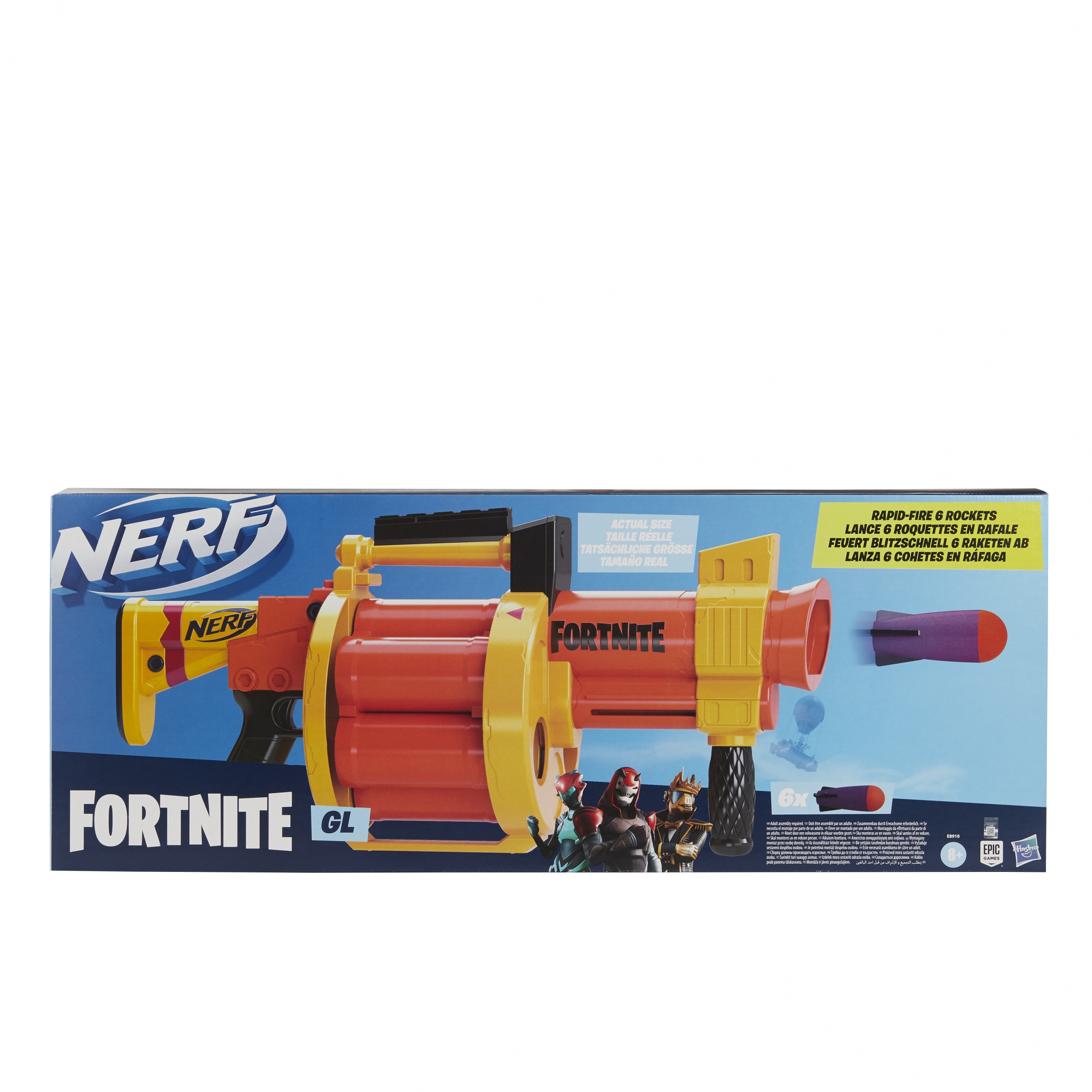 

Nerf Wyrzutnia Fortnite Gl + 6 rakiet E8910