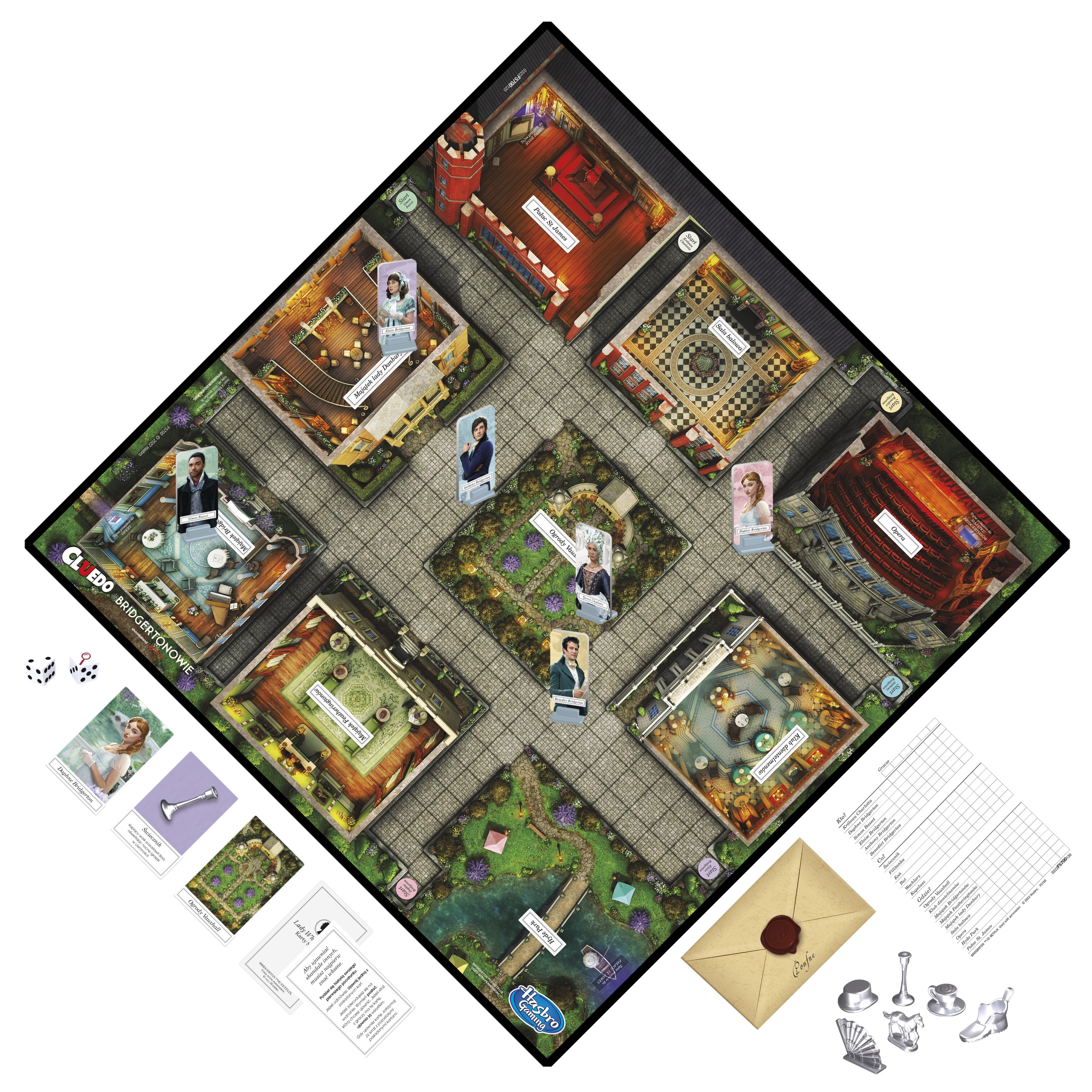 Gra planszowa Cluedo Bridgerton Hasbro